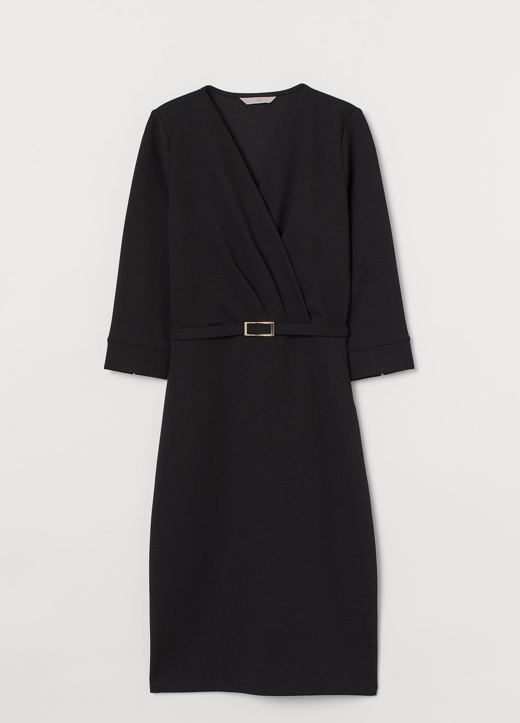 Чорна кежуал сукня H&M однотонна