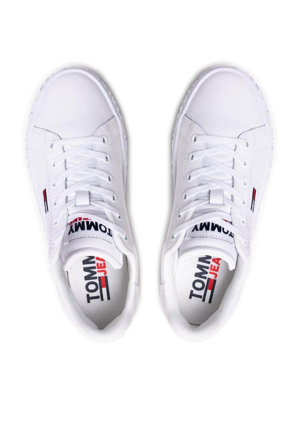Белые демисезонные кроссовки Tommy Jeans