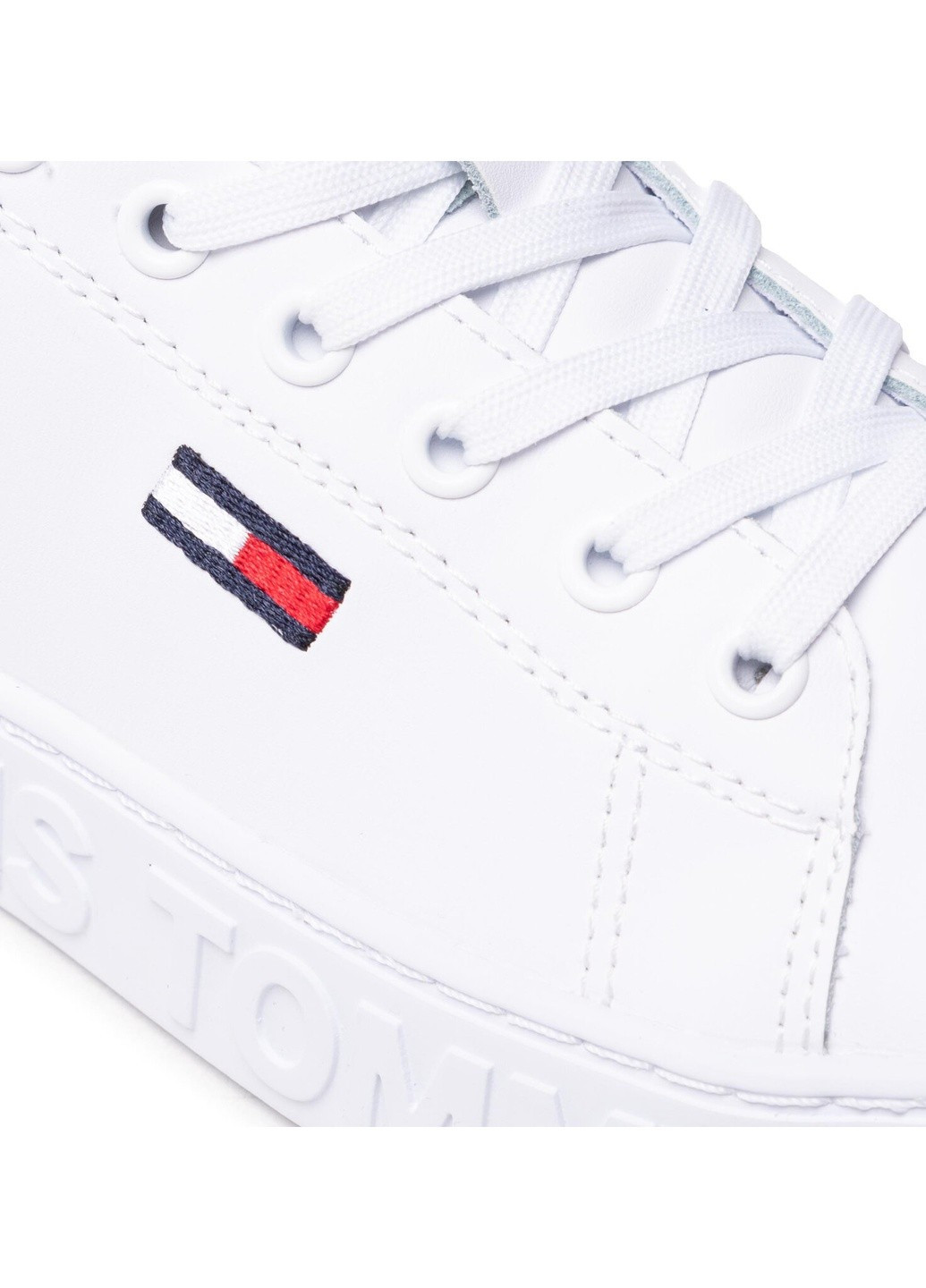 Белые демисезонные кроссовки Tommy Jeans