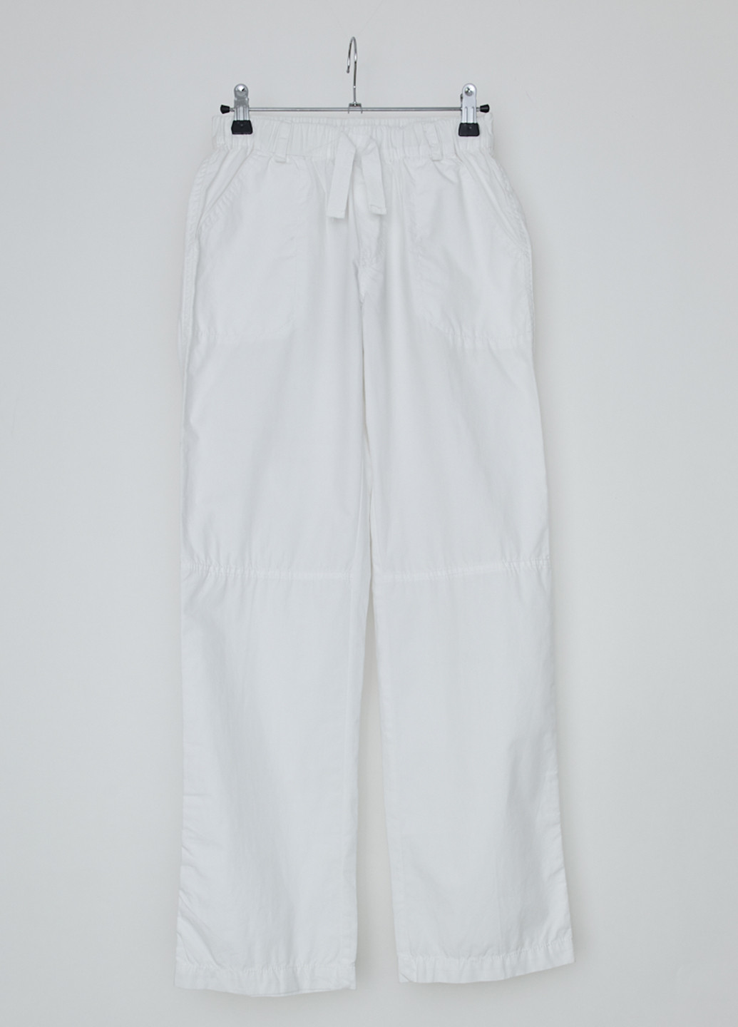 Белые кэжуал летние с высокой талией брюки Marasil