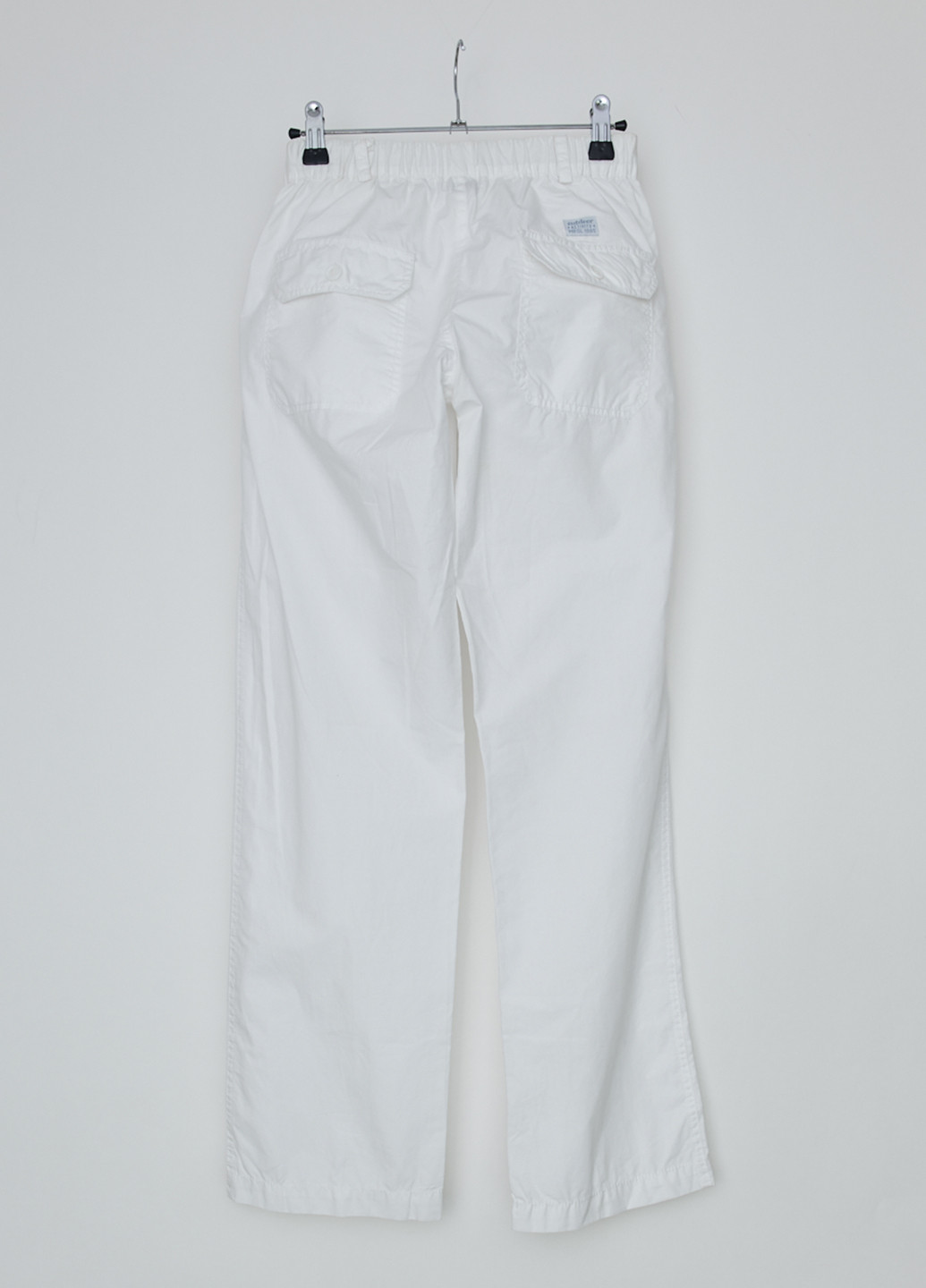 Белые кэжуал летние с высокой талией брюки Marasil