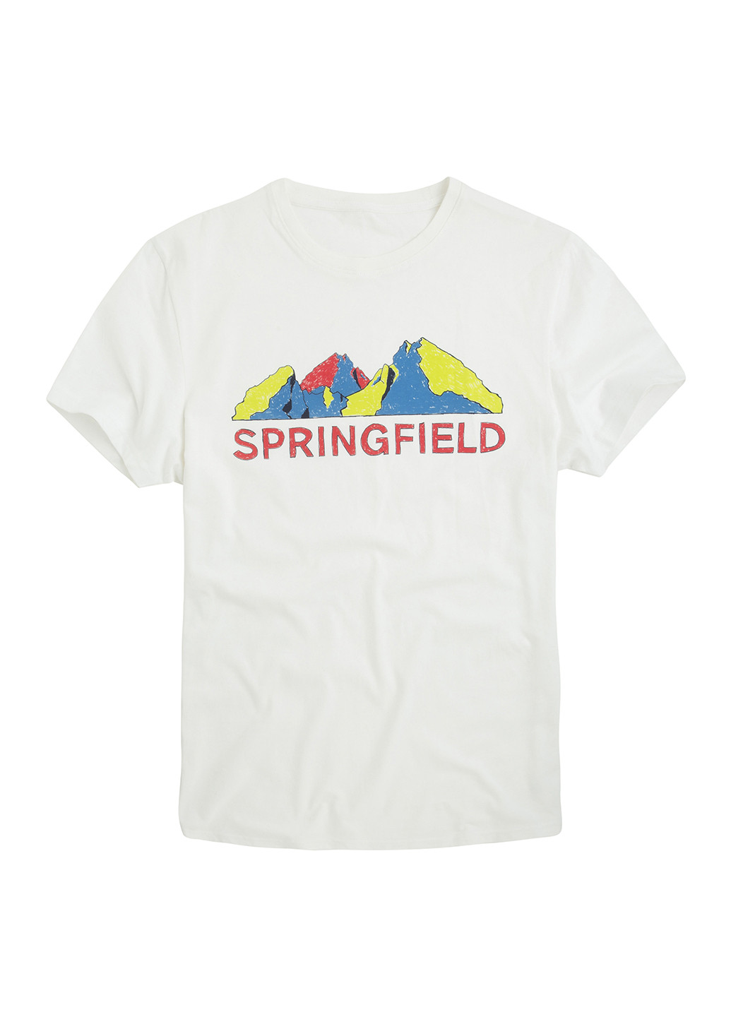 Біла футболка Springfield