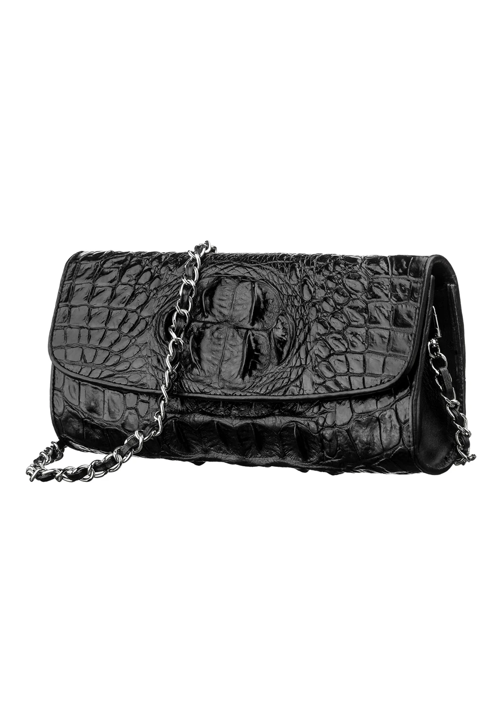 Жіноча шкіряна сумка 24,5х18,5х13 см Crocodile leather (229460748)