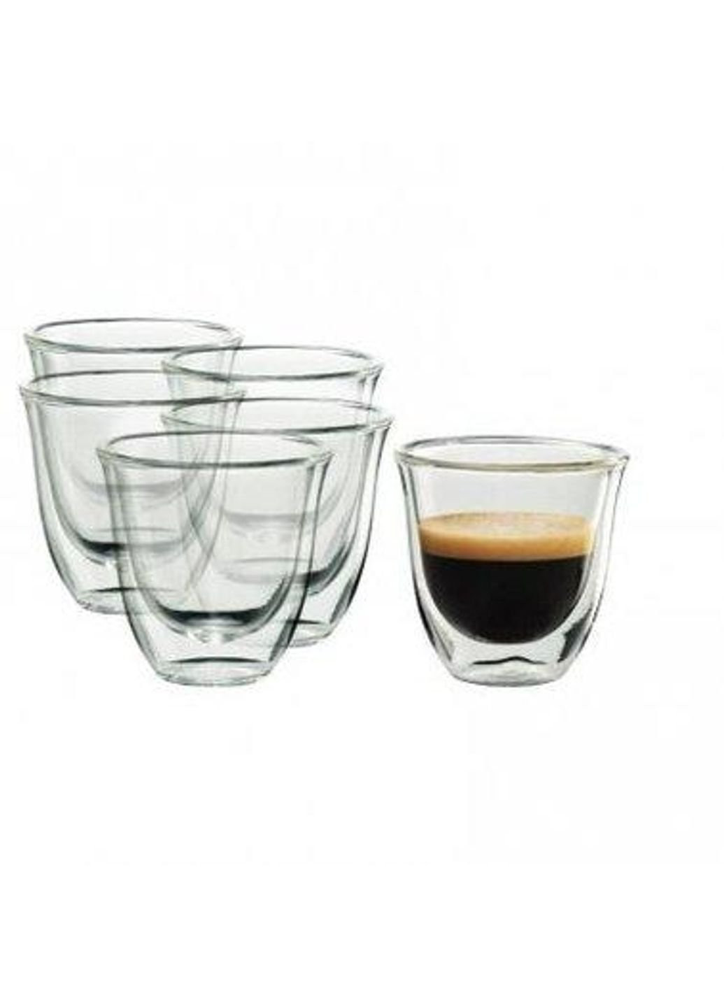 Набір склянок Espresso DLSC-300 60 мл 6 шт Delonghi (253618187)