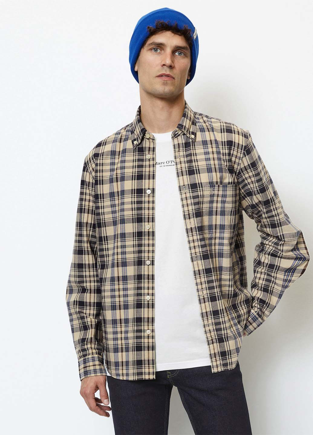 Цветная кэжуал рубашка в клетку Marc O'Polo
