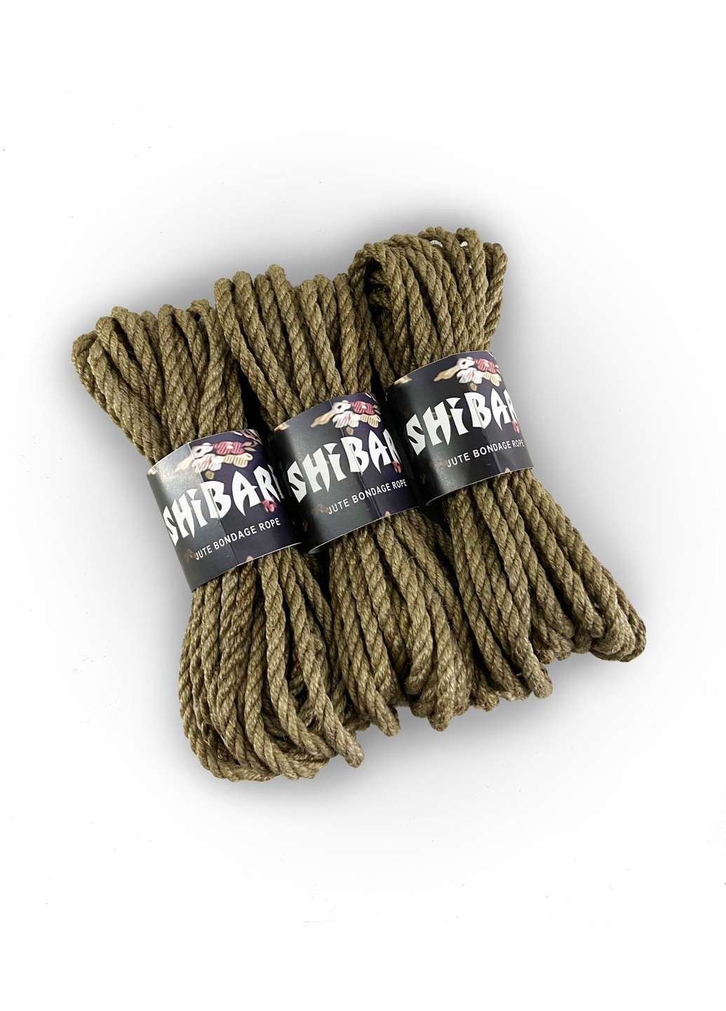 Джутовая веревка для Шибари Shibari Rope, 8 м серая Feral Feelings (255340363)