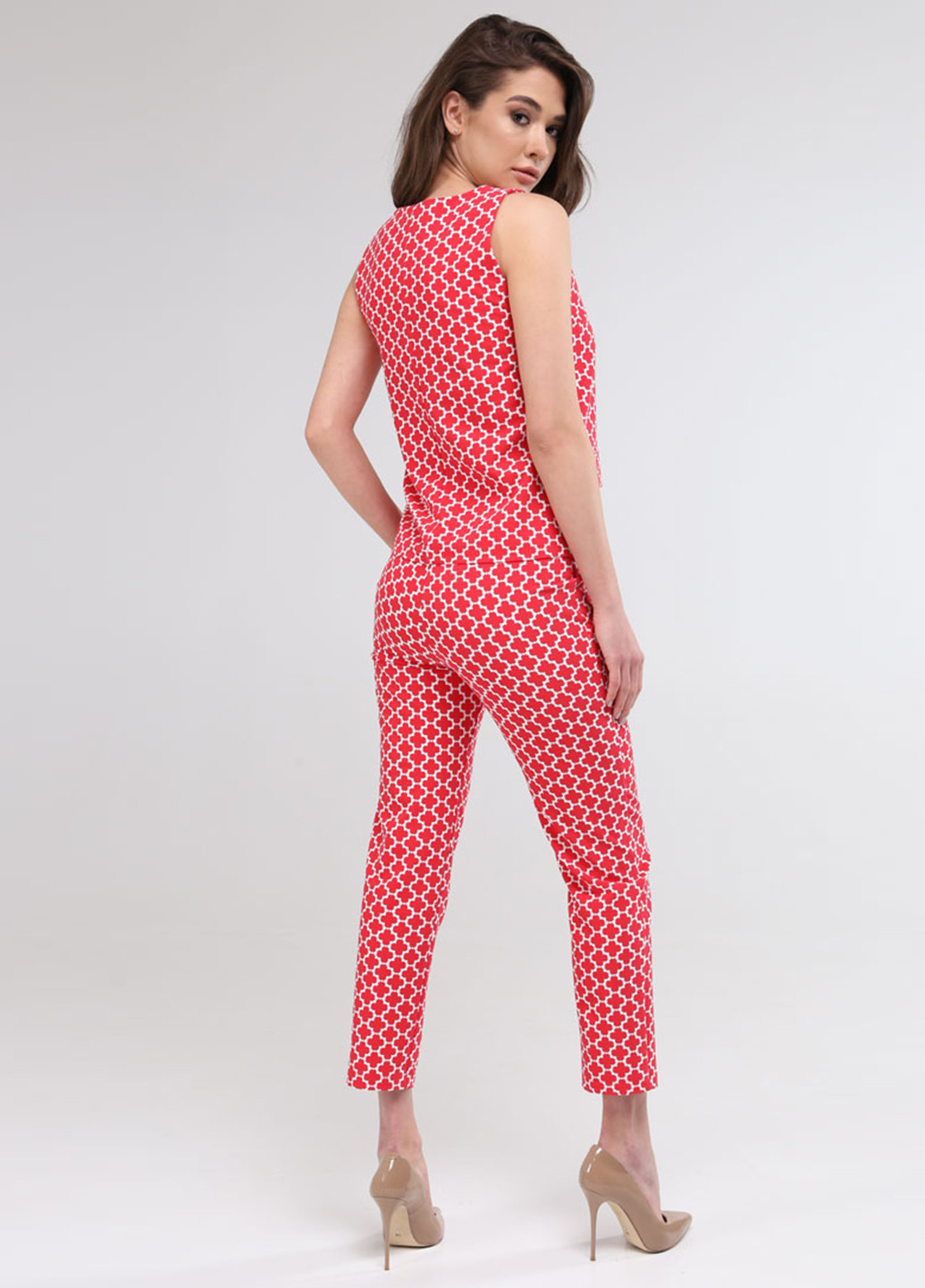 Костюм (блуза, брюки) Lavana Fashion брючний червоний кежуал