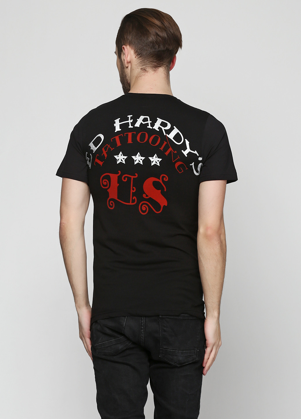 Черная футболка Ed Hardy