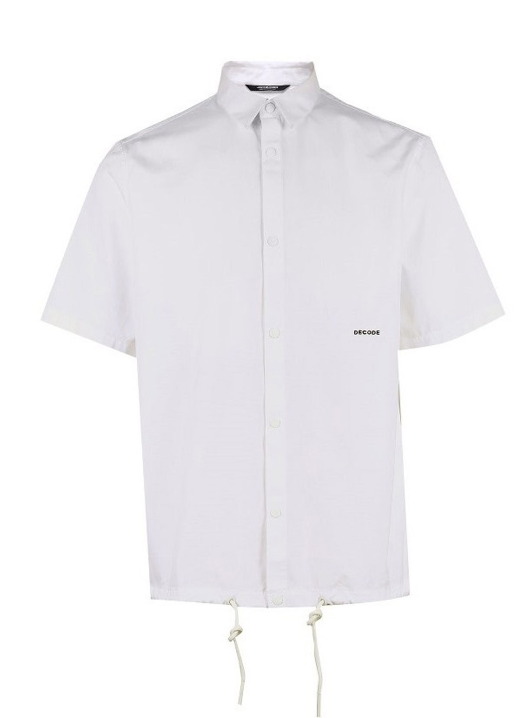 Белая классическая рубашка с надписями Jack & Jones