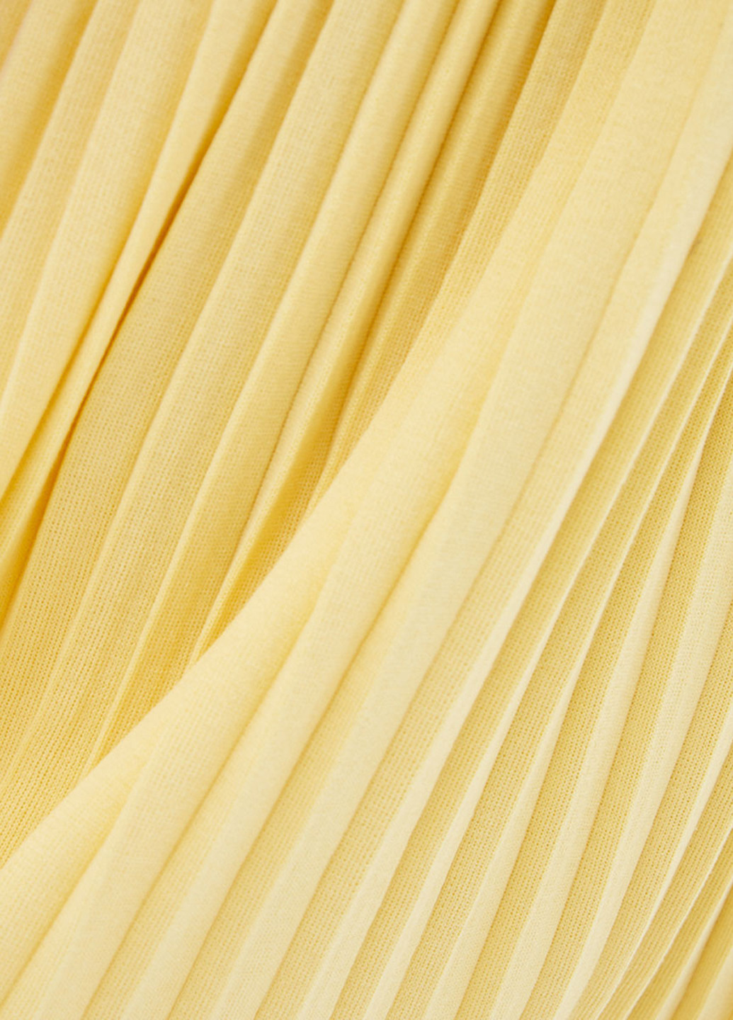 Спідниця Sewel плісе однотонна жовта кежуал трикотаж, бавовна, акрил