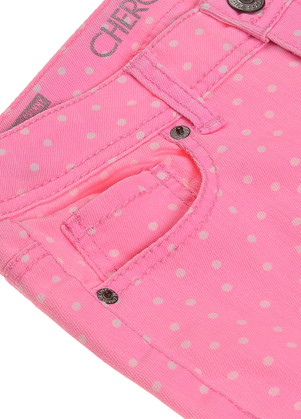 Светло-розовые кэжуал демисезонные зауженные брюки Cherokee