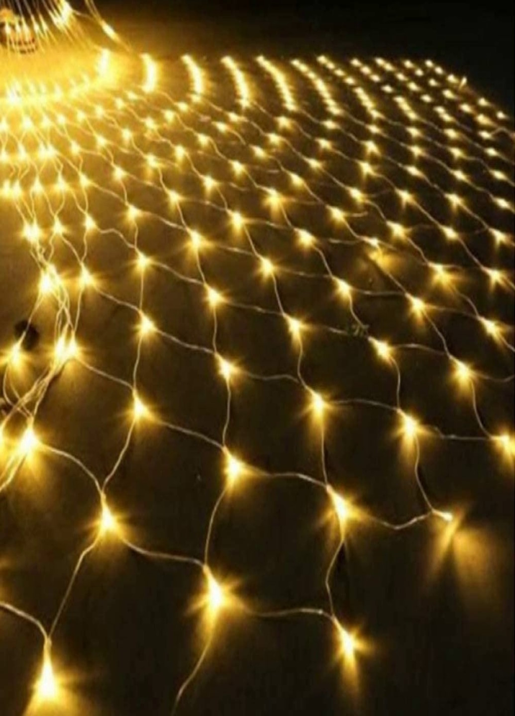 Новогодняя светодиодная гирлянда сетка 120 LED ламп теплый белый 1.45 х 1.45 м (98977485) Francesco Marconi (204146828)