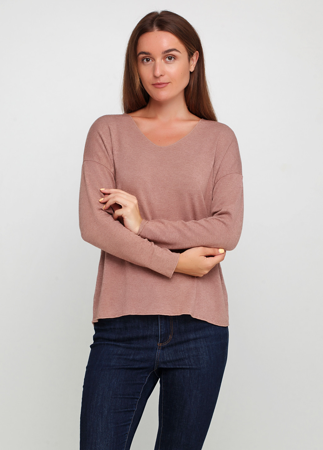 Коричневый демисезонный пуловер пуловер Elena