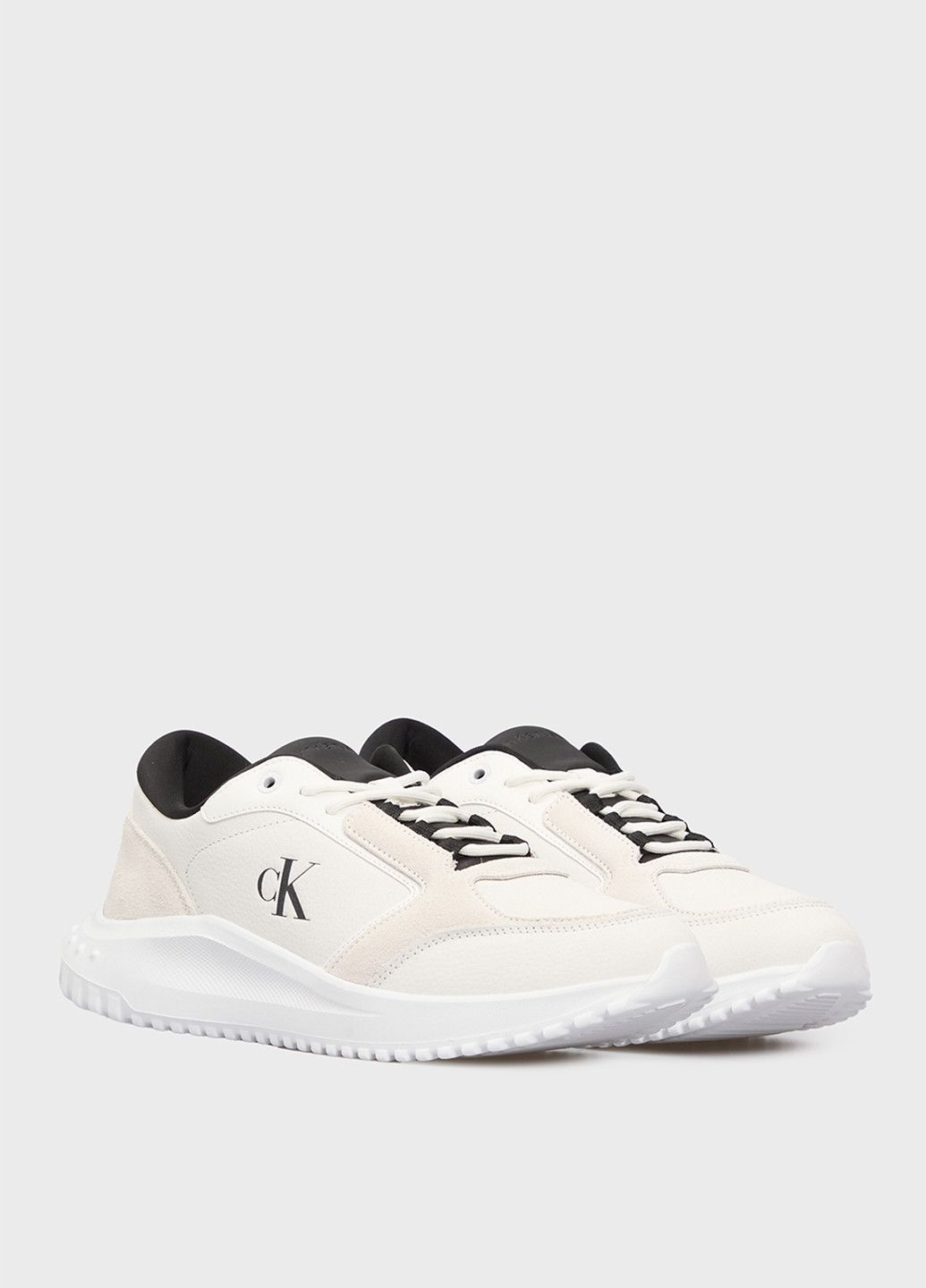 Белые всесезонные кроссовки Calvin Klein Jeans
