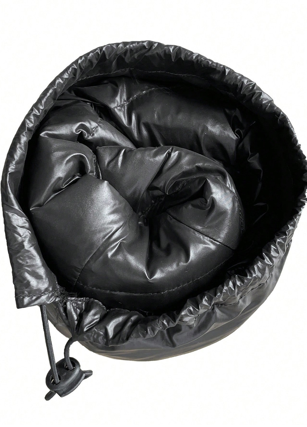 Чорна зимня куртка SHEIN