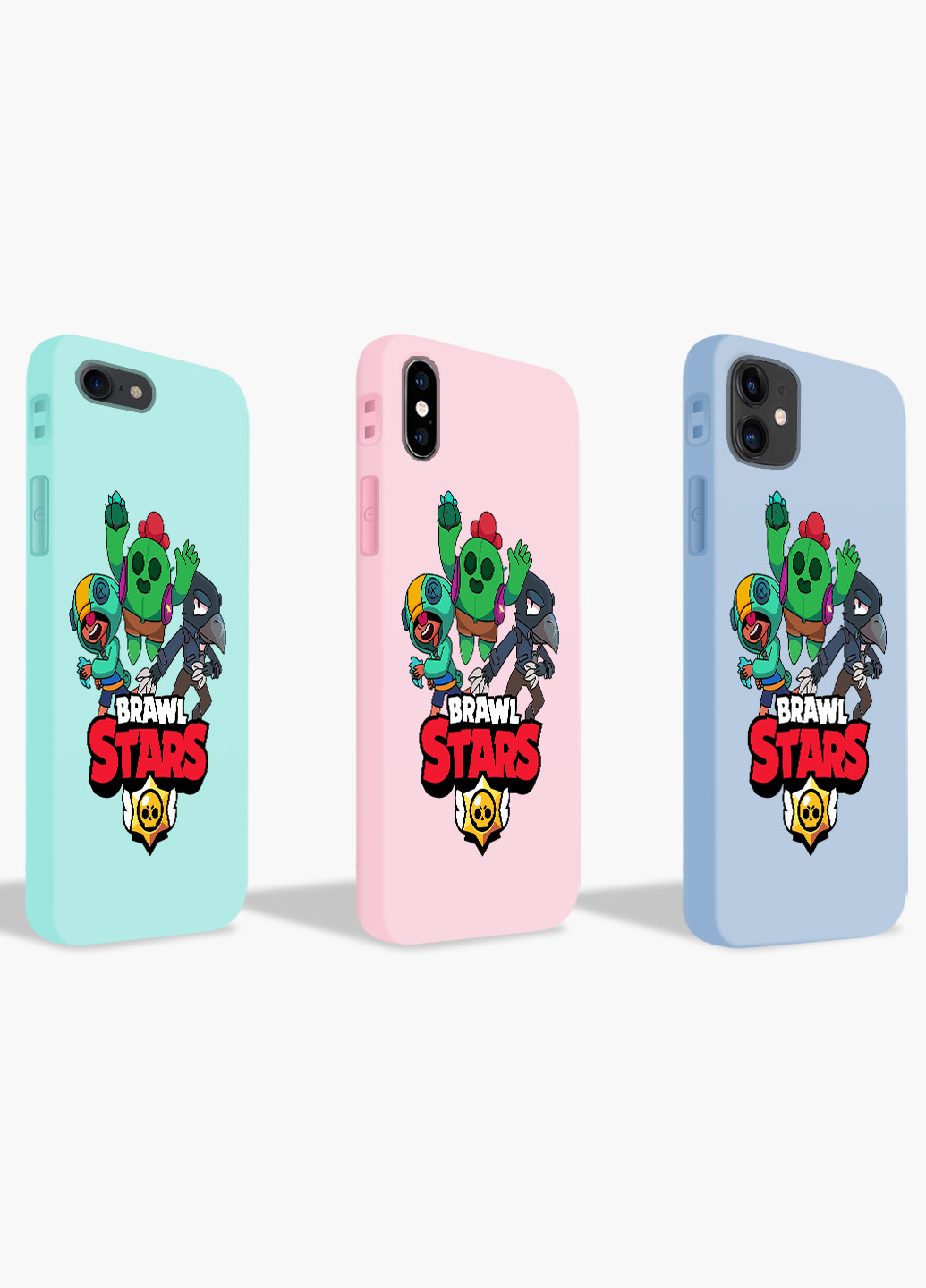 Чехол силиконовый Apple Iphone 8 Бравл Старс (Brawl Stars) (6151-1021) MobiPrint (219284242)