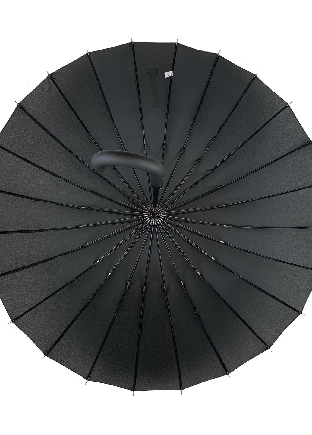 Чёрный мужской зонт механический (611) 99 см Max (189979004)