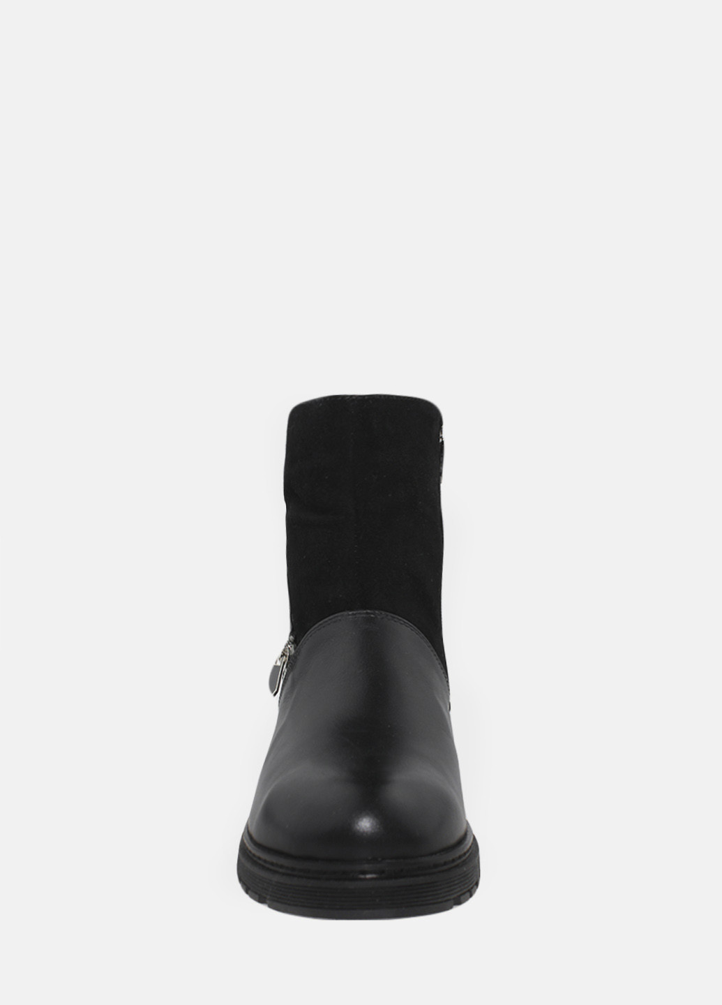 Зимние ботинки rp7733 черный Passati из натуральной замши