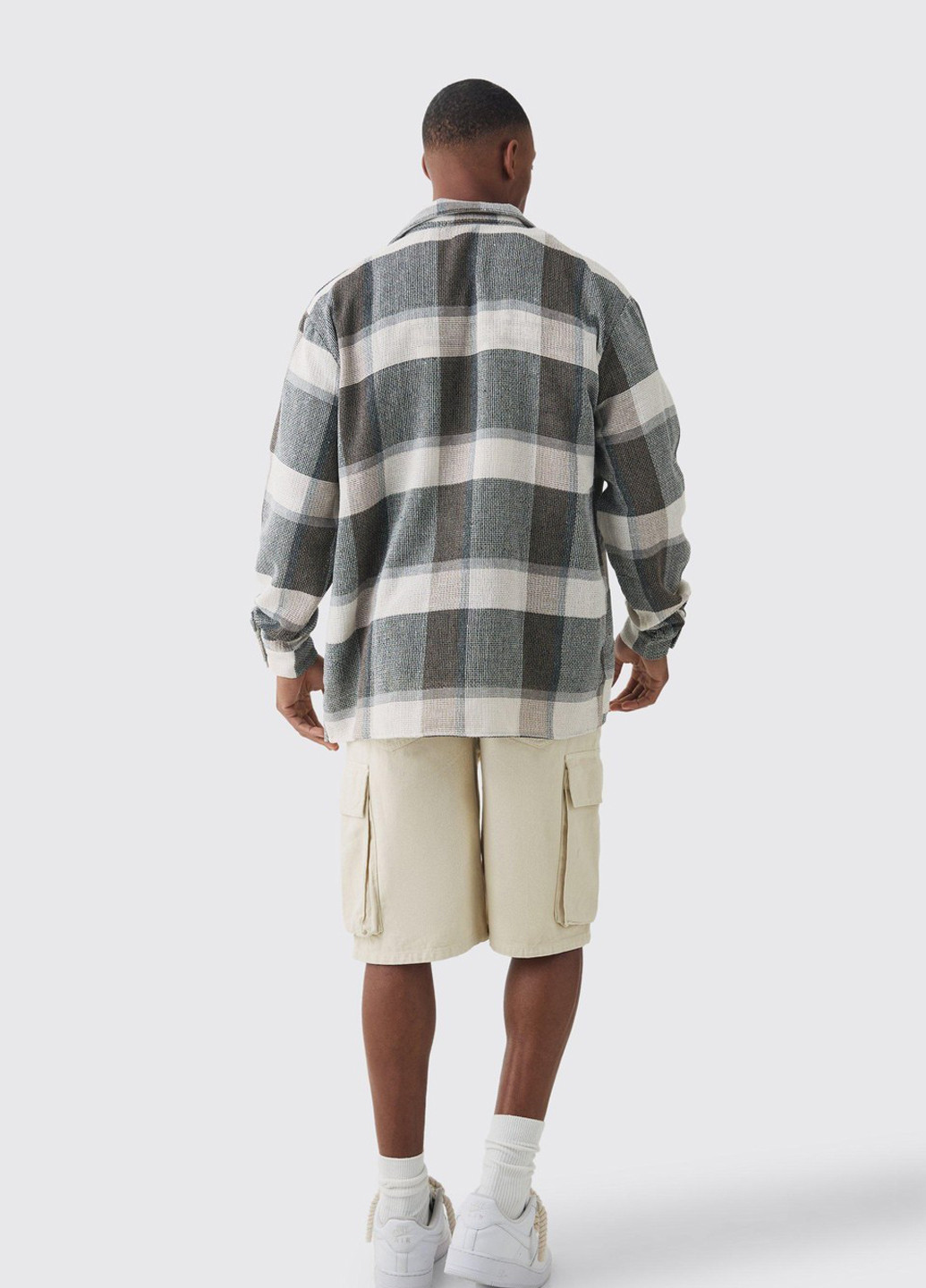 Цветная кэжуал рубашка в клетку Boohoo