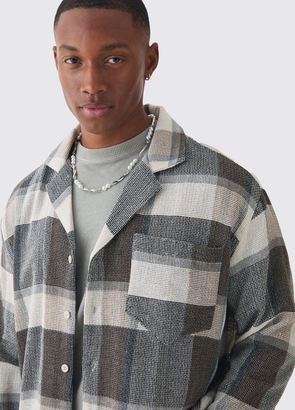 Цветная кэжуал рубашка в клетку Boohoo