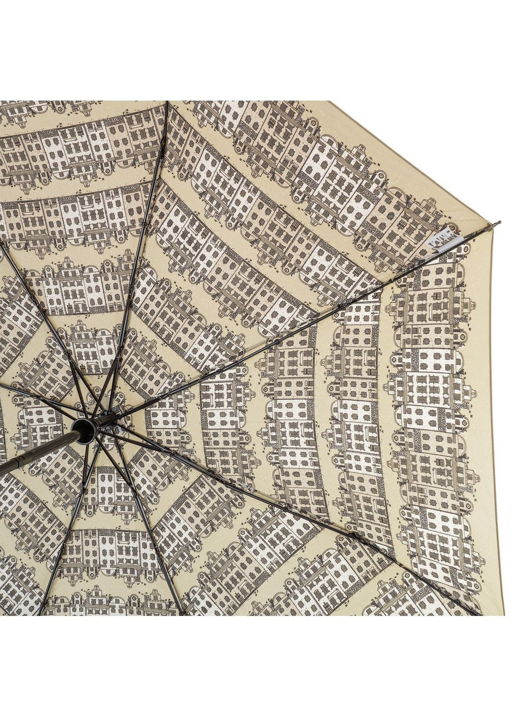 Сіра складний парасолька повний автомат 98 см Airton (197761628)