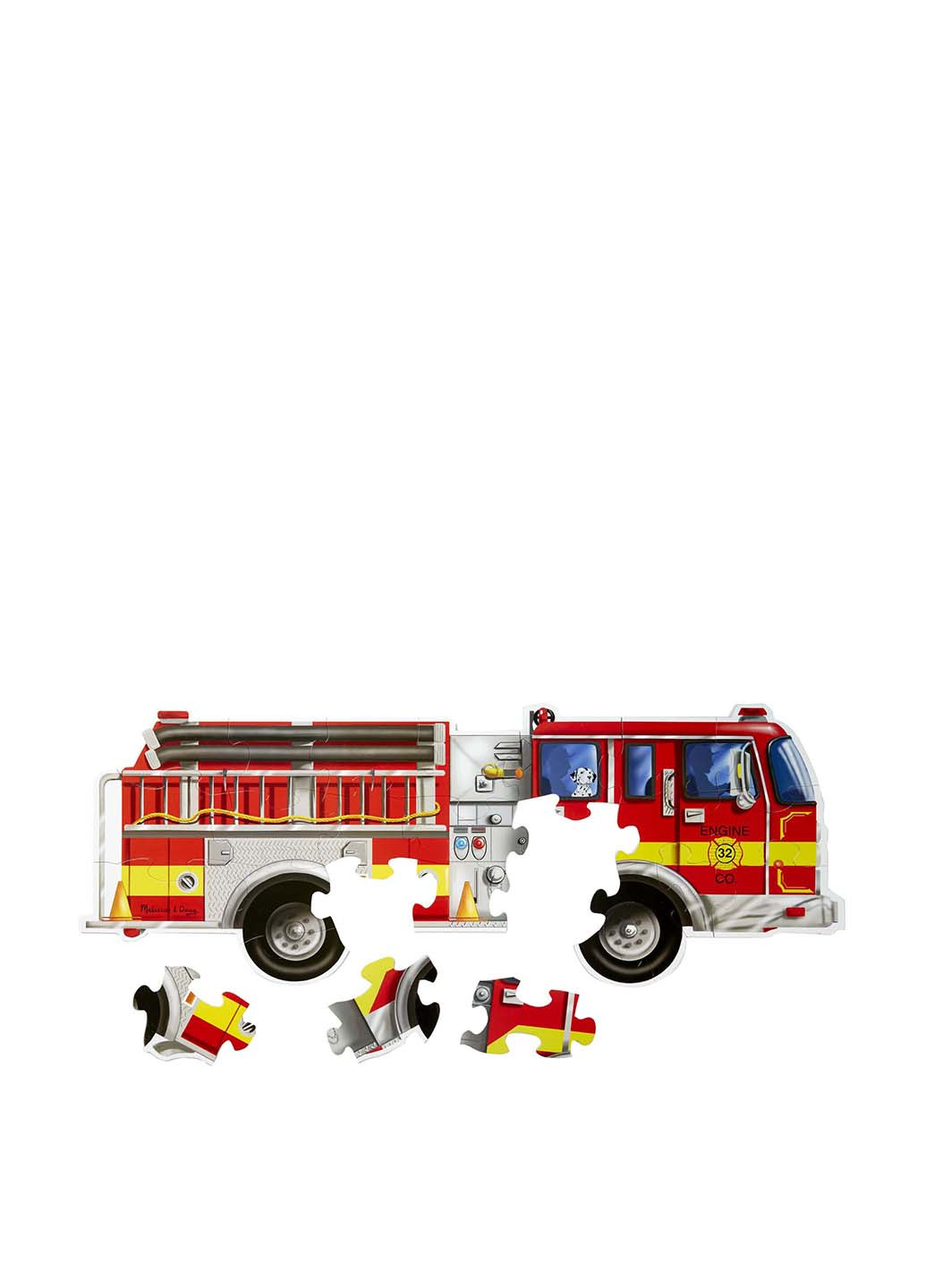 Велика пожежна машина, пазл (24 ел.), 122х46 см Melissa & Doug (251317792)