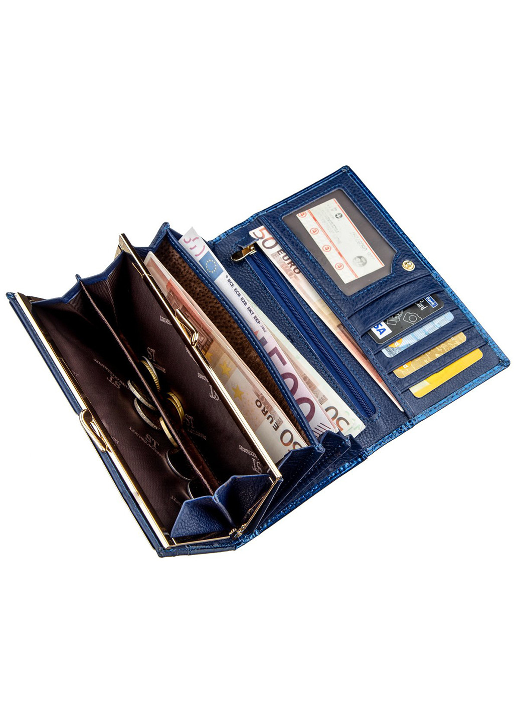 Жіночий шкіряний гаманець 18х9 см st leather (252127319)
