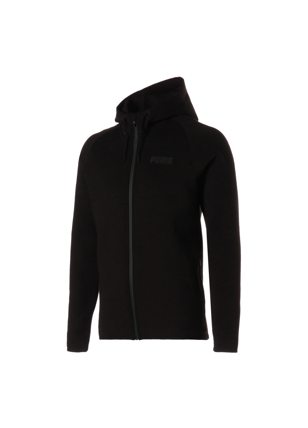 Чорна демісезонна толстовка spacer full-zip hoodie men Puma