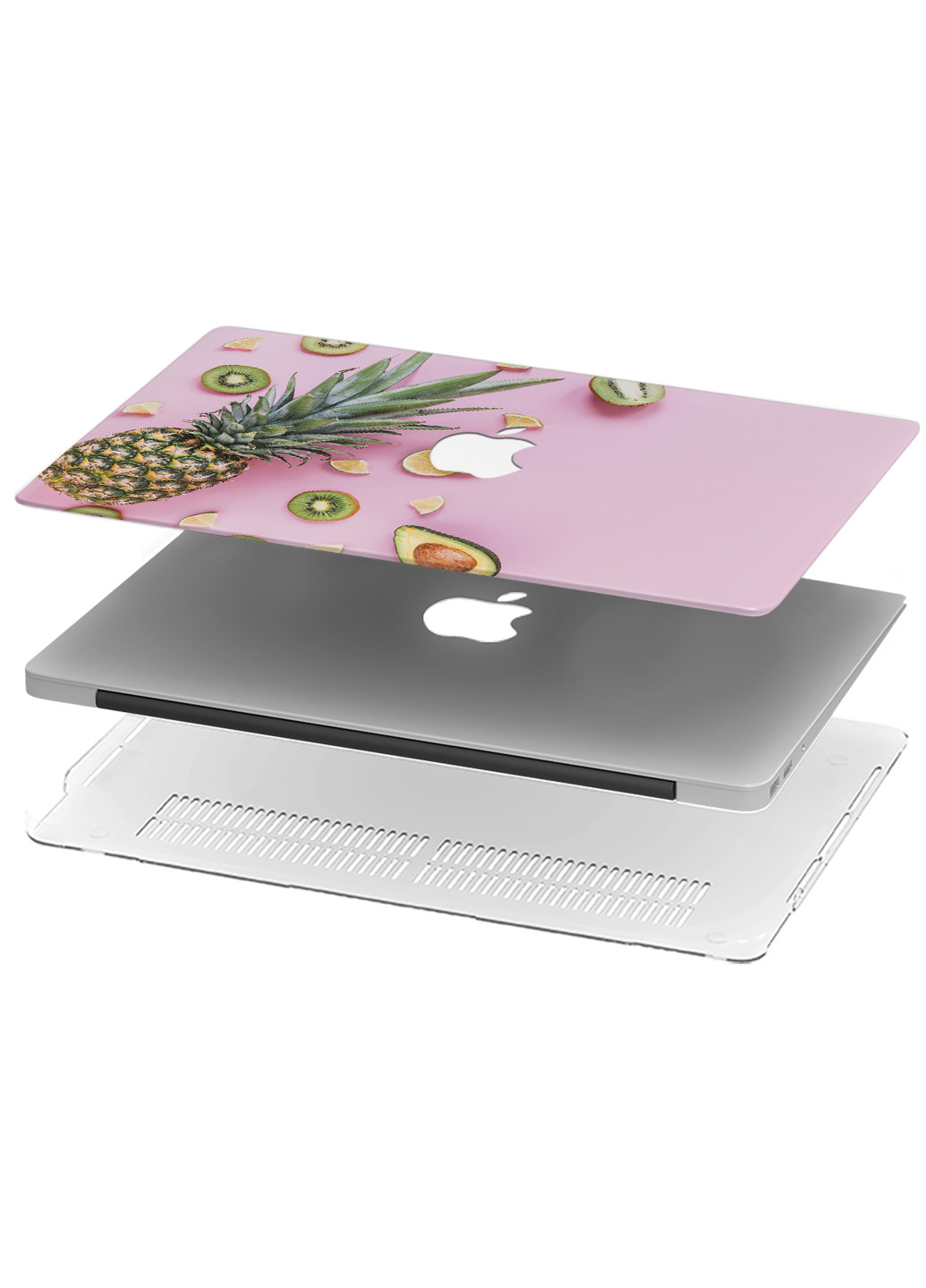 Чохол пластиковий для Apple MacBook Air 13 A1932 / A2179 / A2337 Ананас (Pineapple) (9656-1870) MobiPrint (218539365)