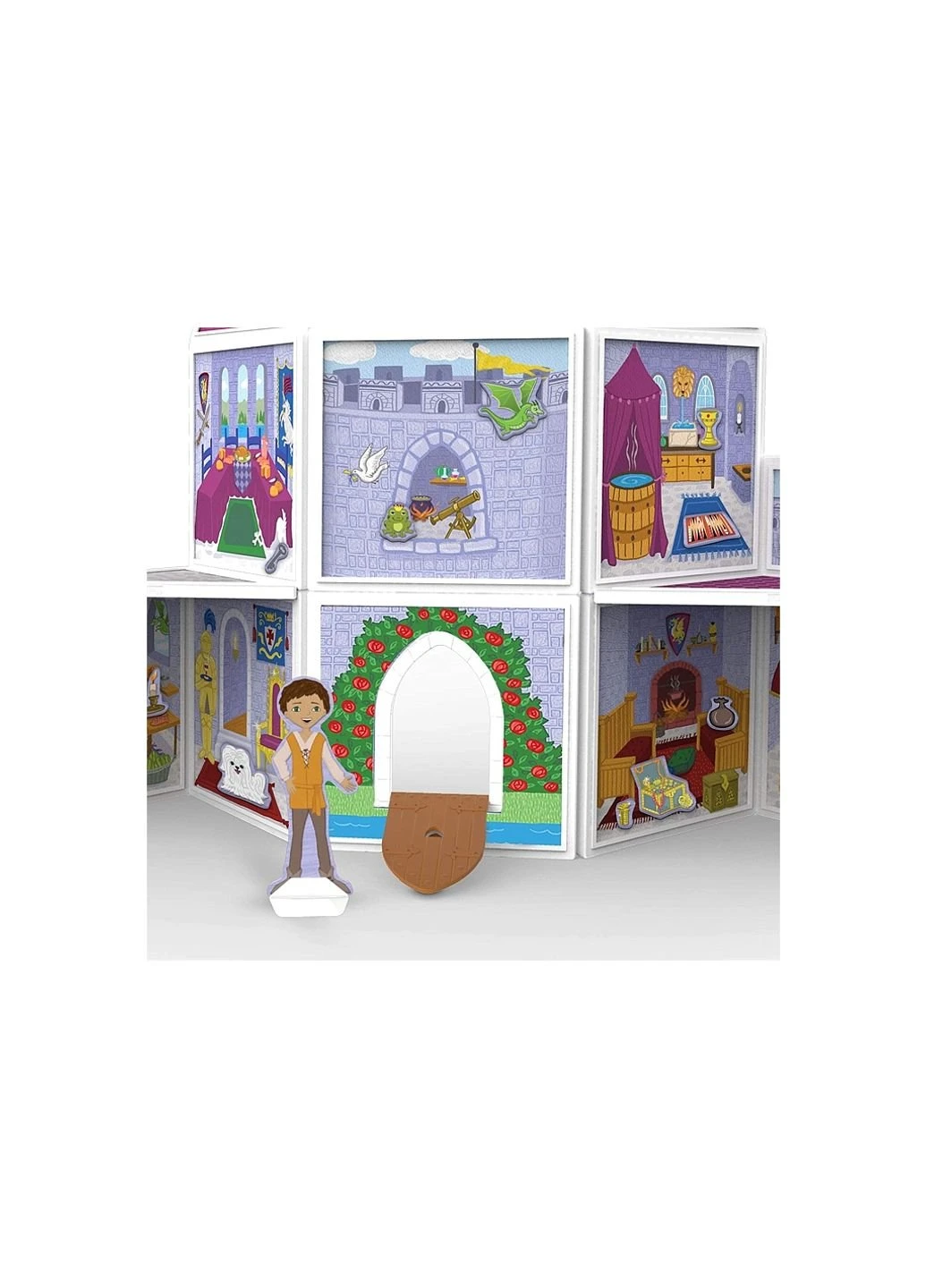 Ігровий набір магнітний Середньовічний замок (MD30662) Melissa&Doug (254065644)