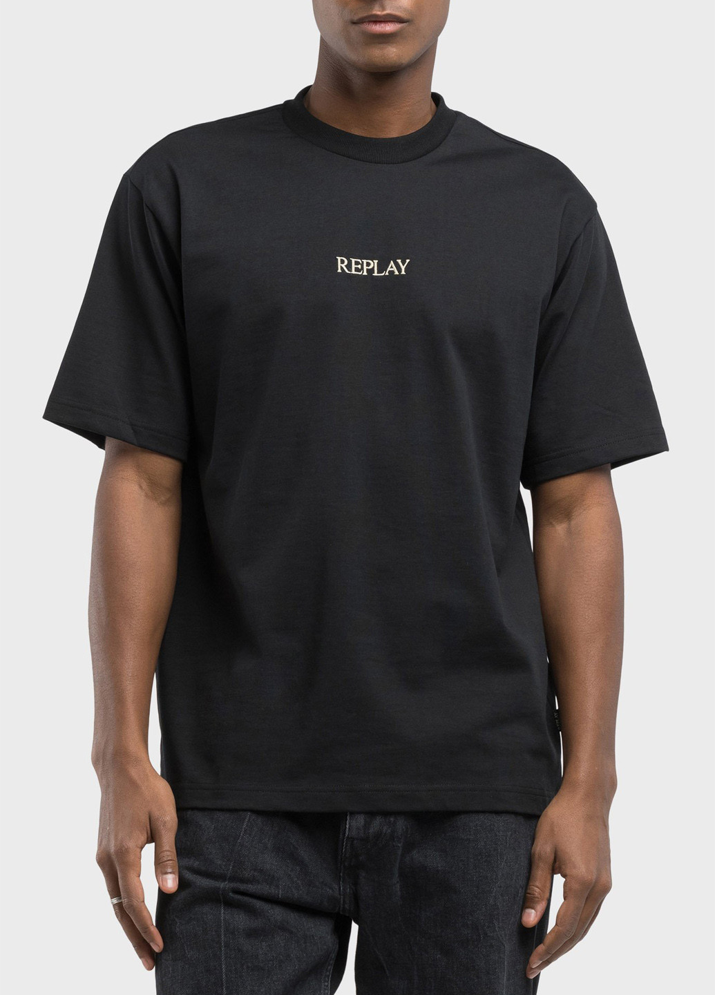 Черная футболка Replay