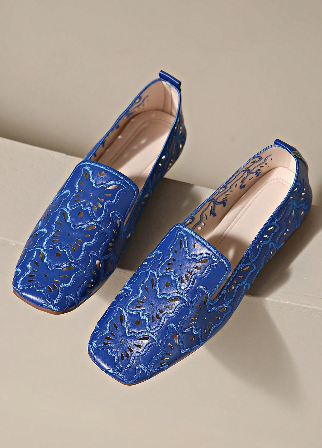 SHEIN Туфли слиперы синий з искусственная кожа, китай — демисезон (367802501)