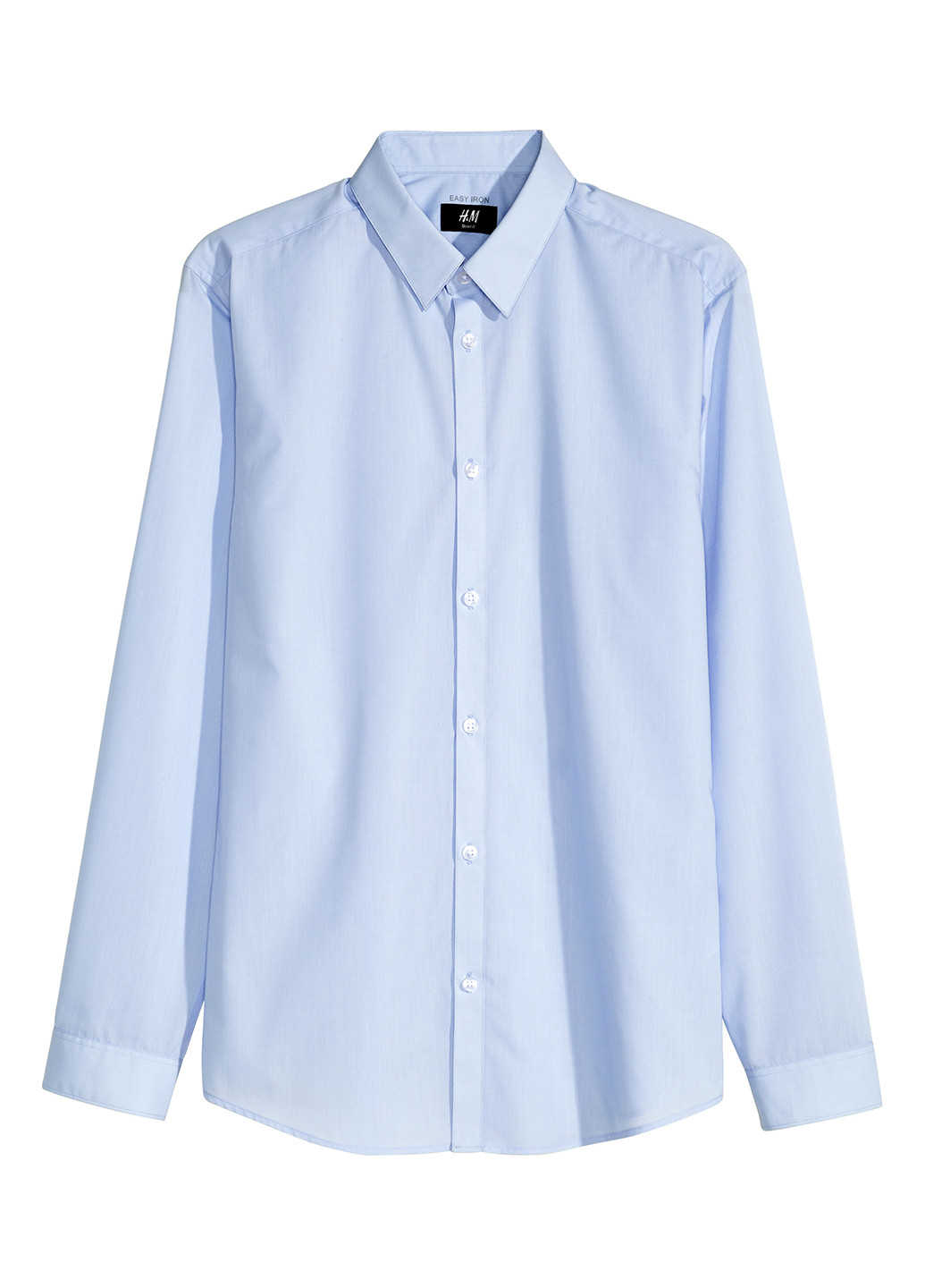 Светло-голубой кэжуал рубашка H&M