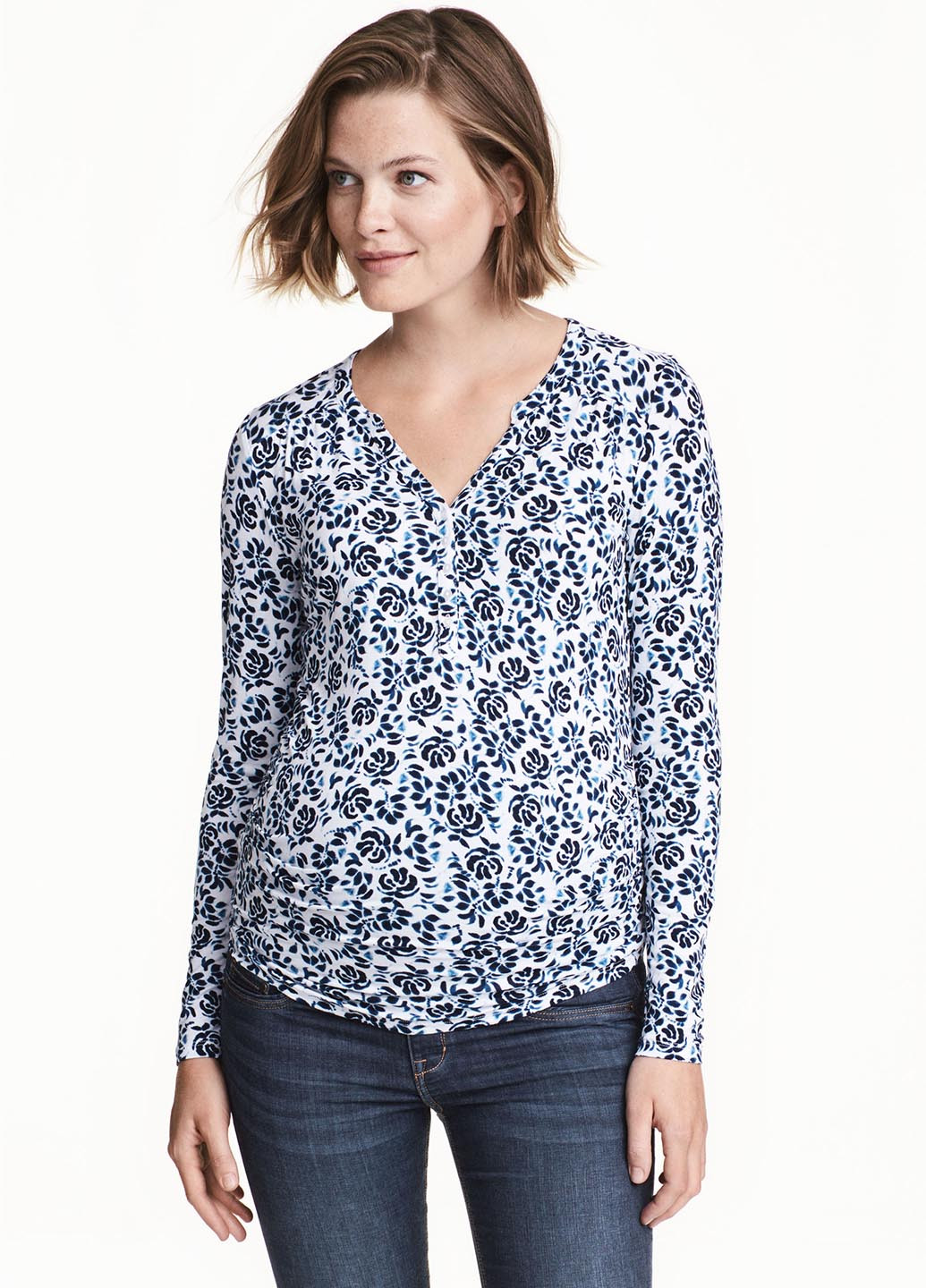 Комбинированная блуза для беременных H&M
