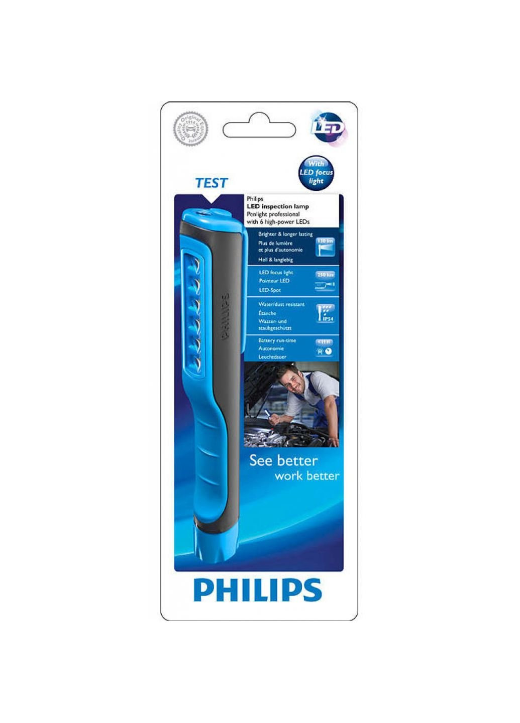 Фонарь акумуляторний (LPL19B1) Philips (251100559)