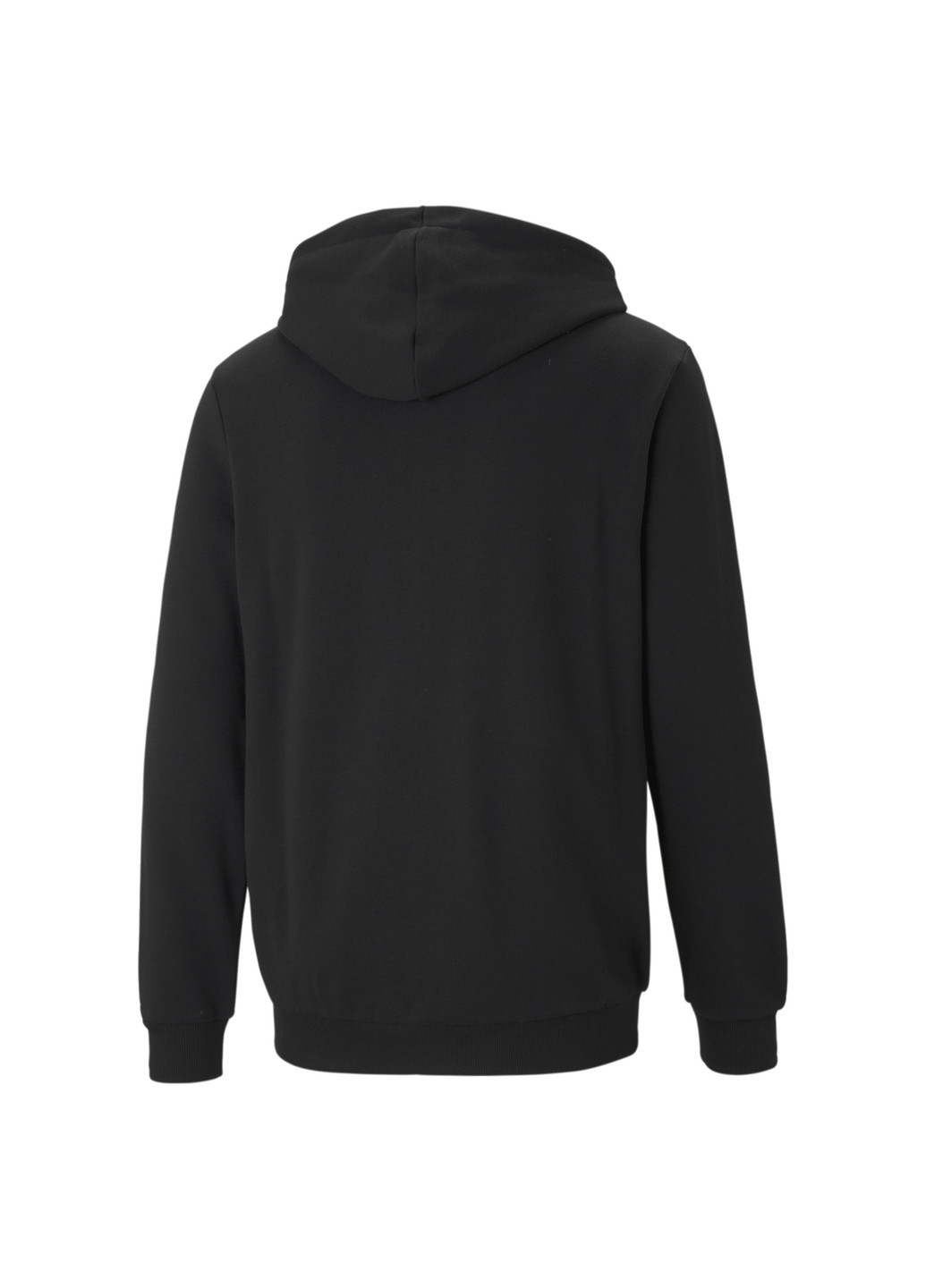 Чорна демісезонна толстовка essentials small logo full-zip men's hoodie Puma
