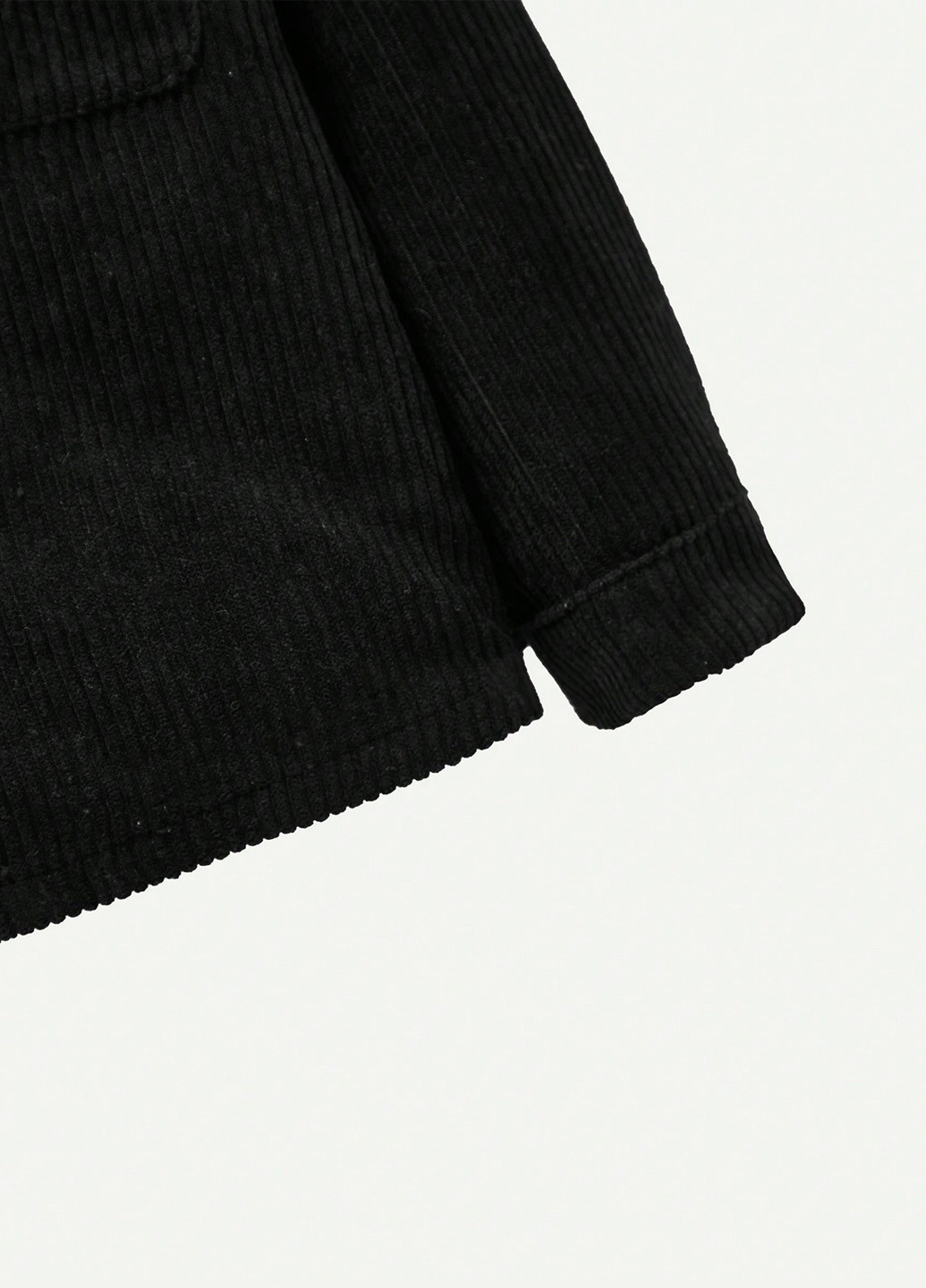 Черное демисезонное Пальто однобортное SHEIN