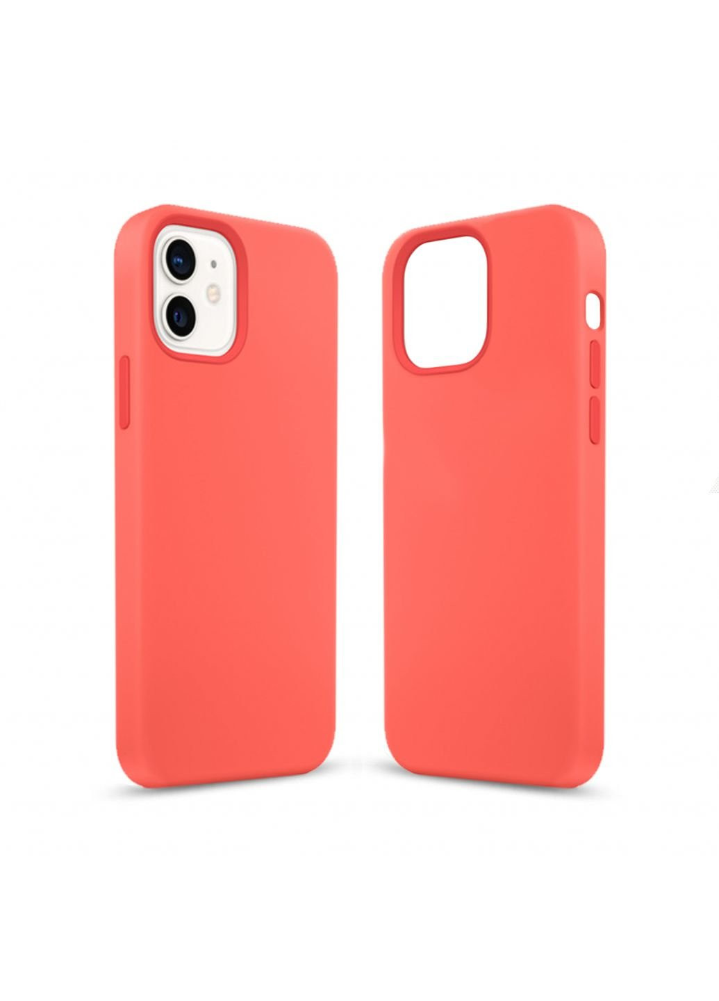 Чехол для мобильного телефона Apple iPhone 12/12 Pro Premium Silicone Pink Citrus (MCLP-AI12/12PPC) MakeFuture (252570486)