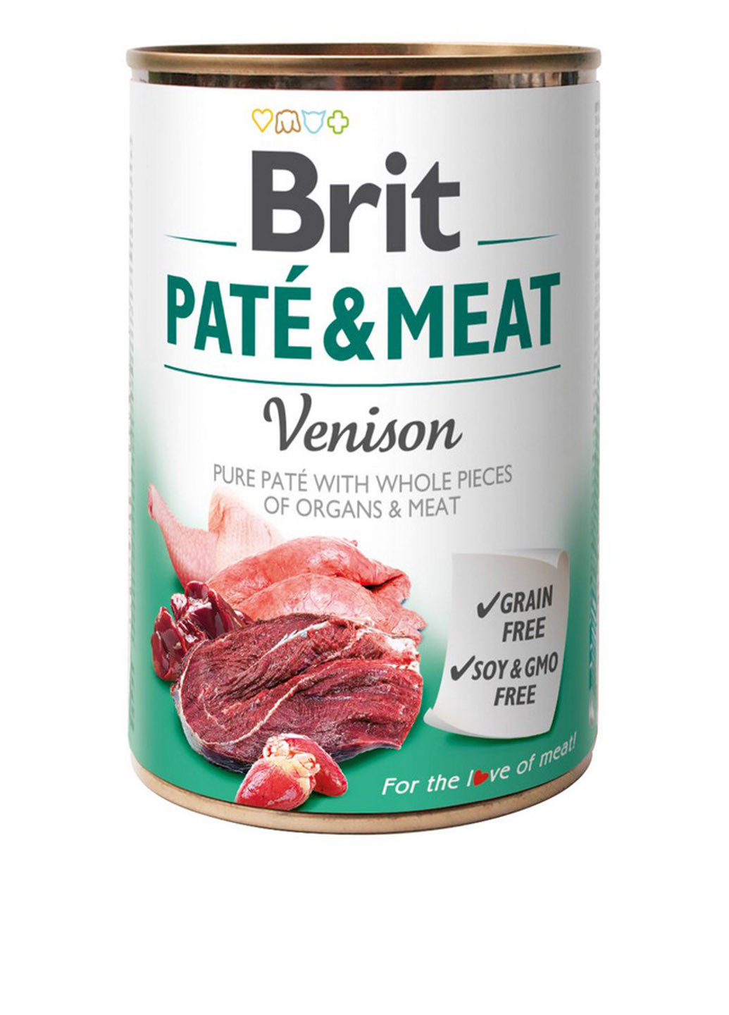 Мясные консервы Paté & Meat Dog venison, 400 гр Brit Care (140597127)