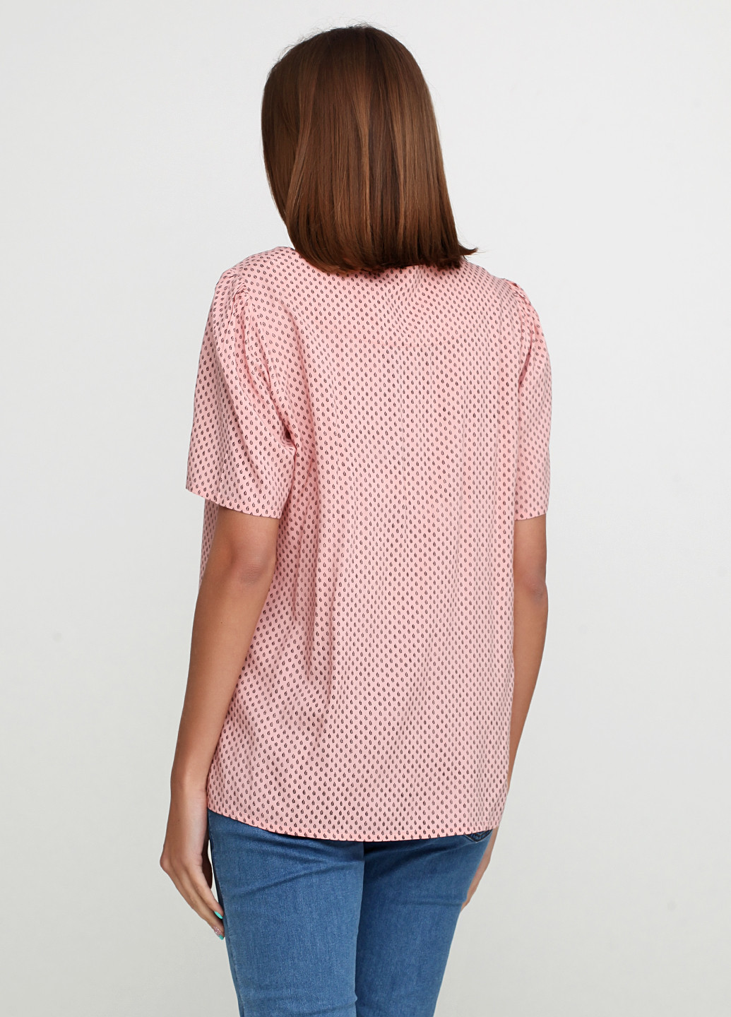 Розовая летняя блуза Intown