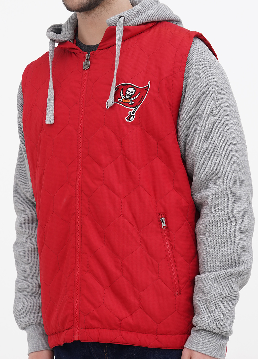 Червона демісезонна куртка NFL