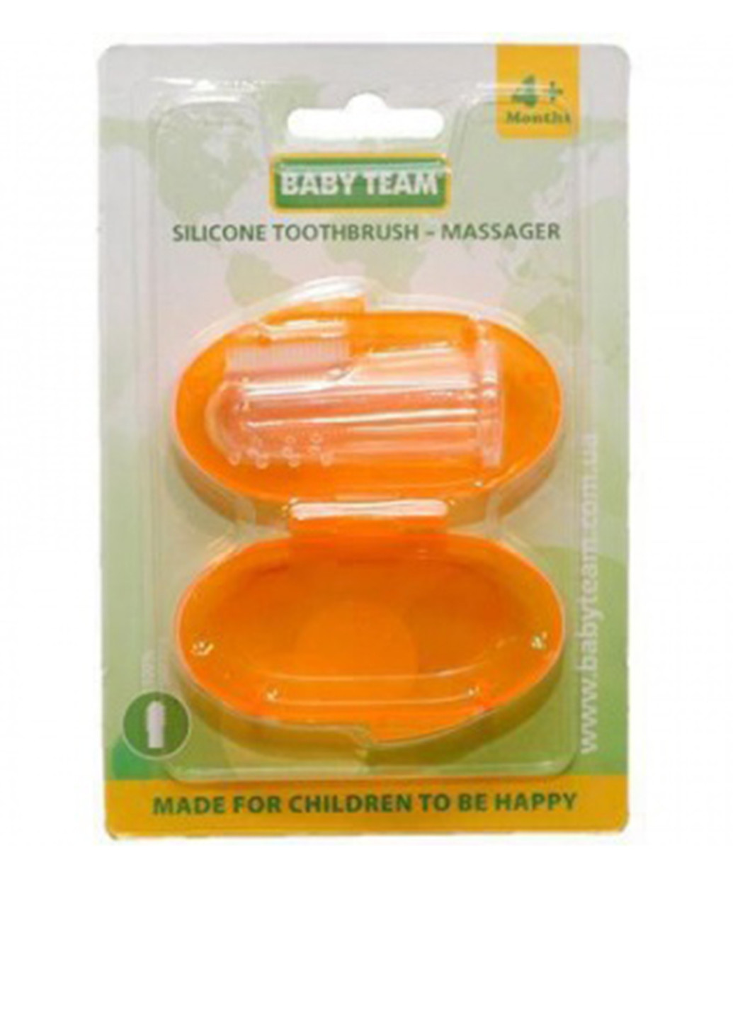 Зубна щітка-масажер з контейнером Baby Team (138464862)