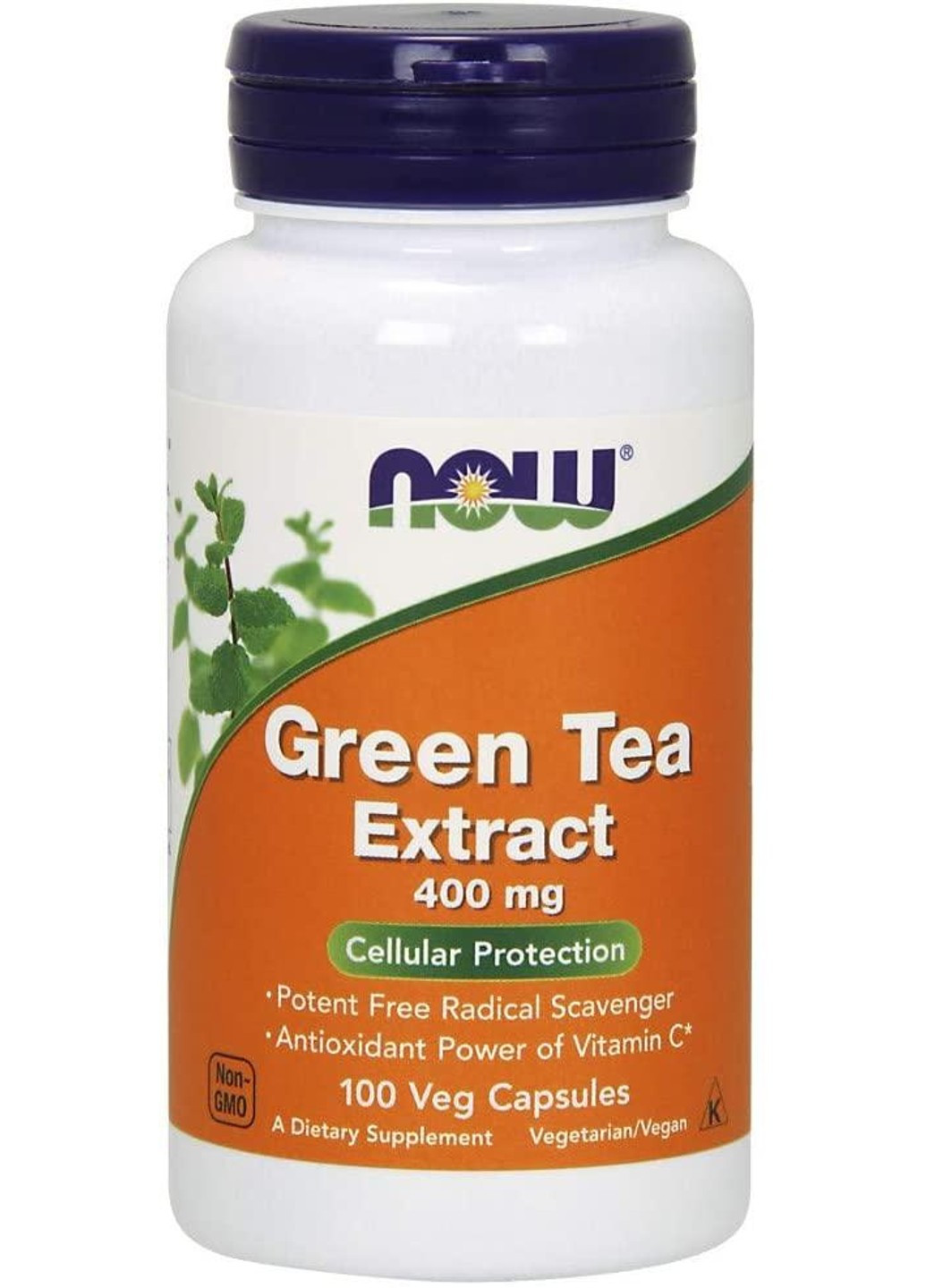 Экстракт зеленого чая Green Tea Extract 400 мг 100 веган кап нау фудс Now Foods (255407881)