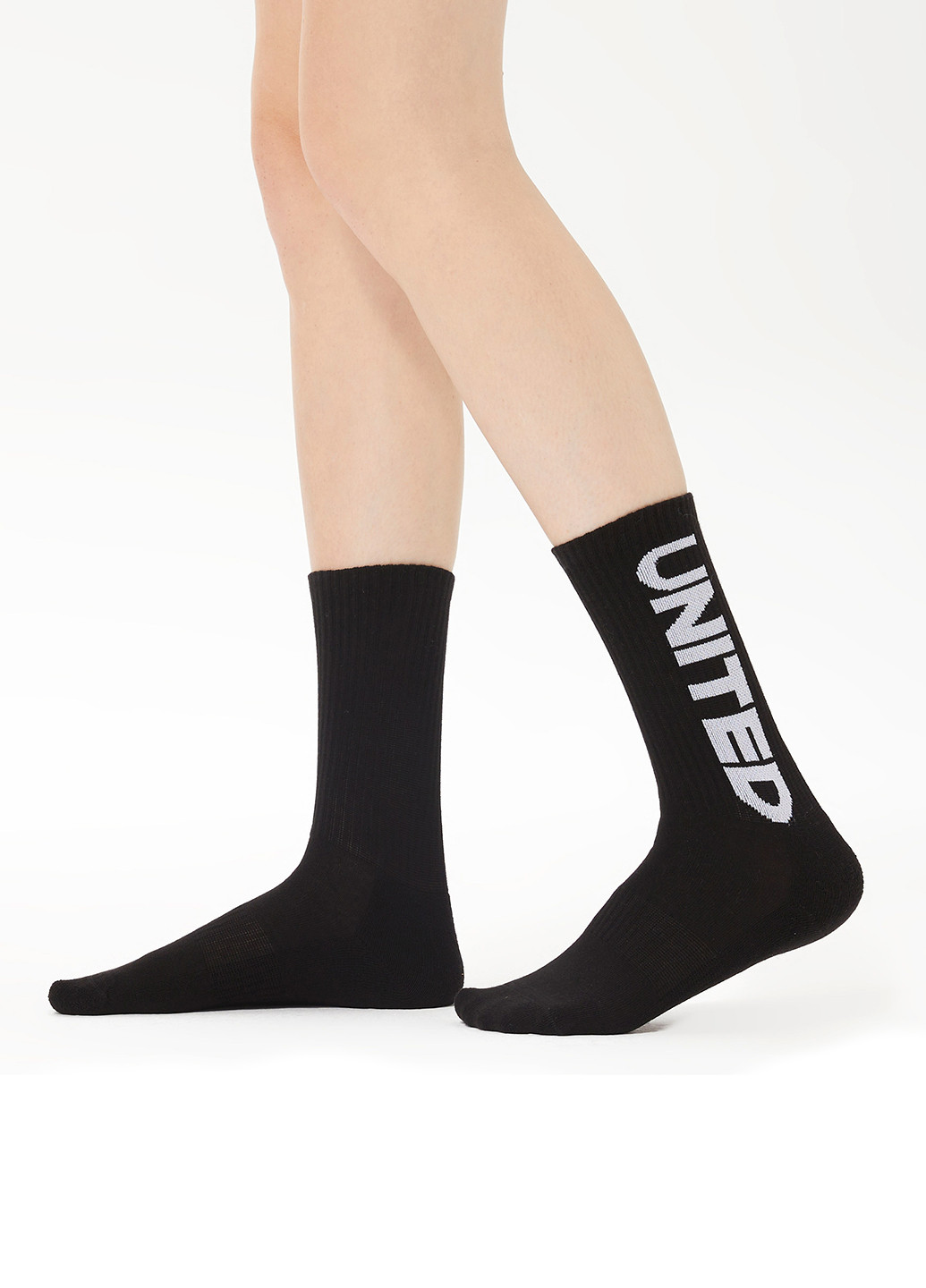 Чорні шкарпетки (2 пари) UNITED4 логотипи (329038209)