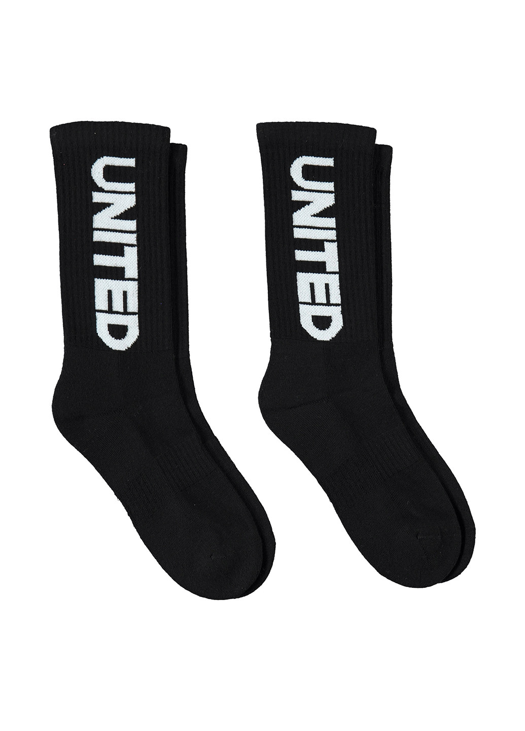 Чорні шкарпетки (2 пари) UNITED4 логотипи (329038209)