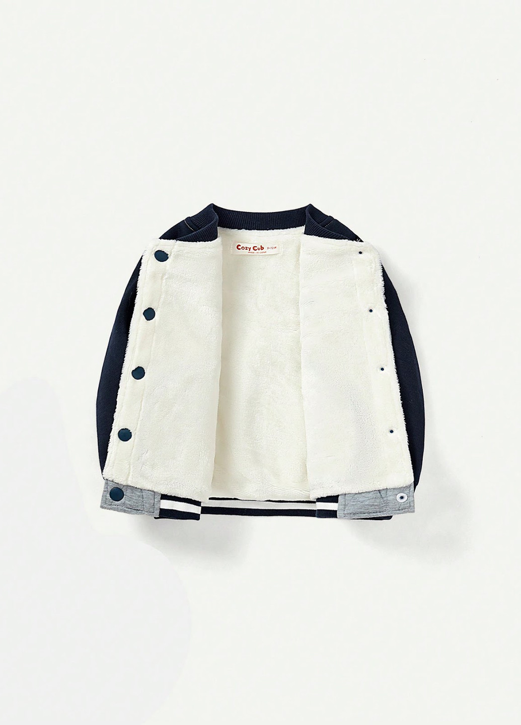 Бомбер SHEIN бейсбольний на кнопках (327827891)