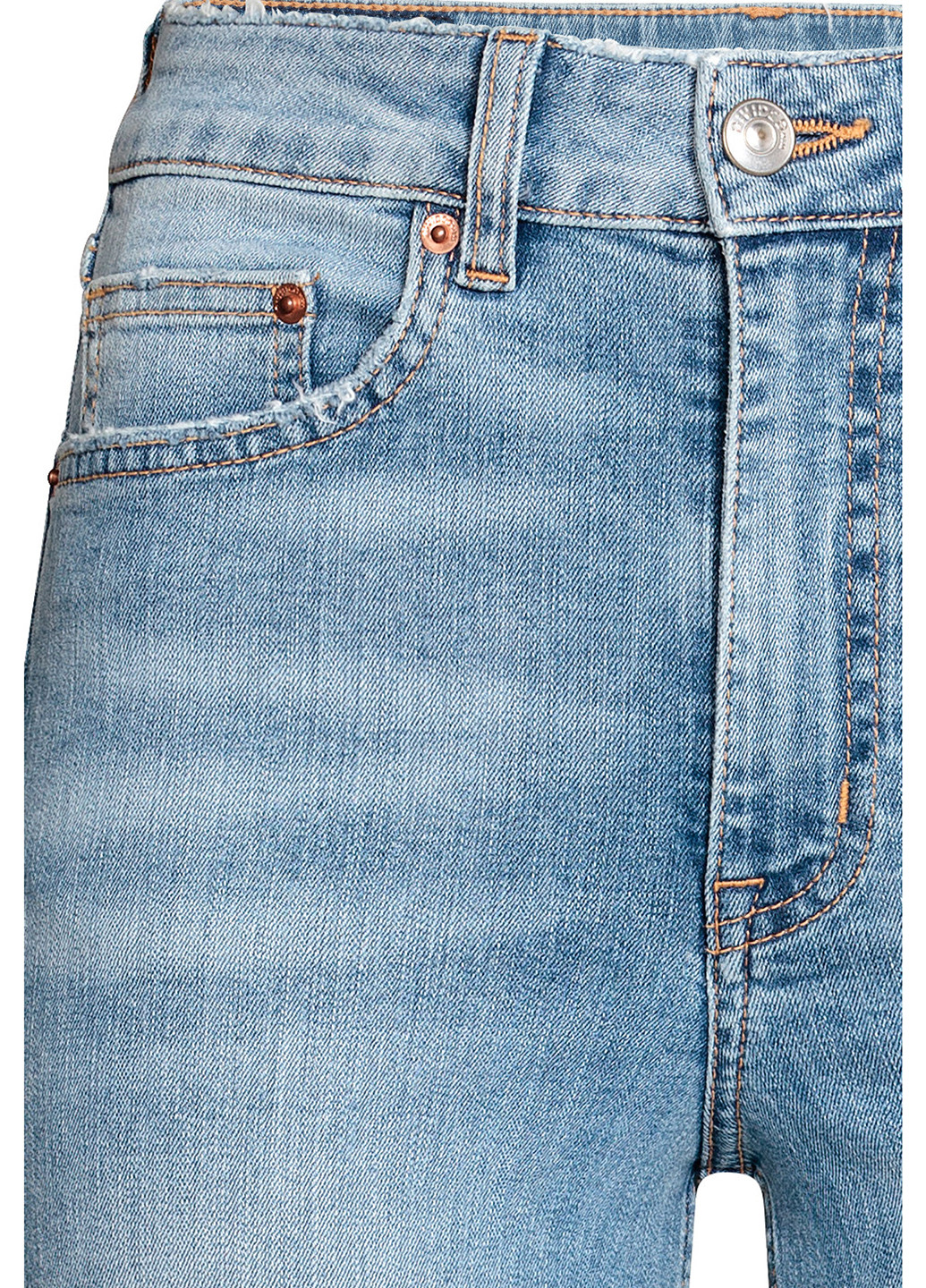 Голубые демисезонные джинсы H&M