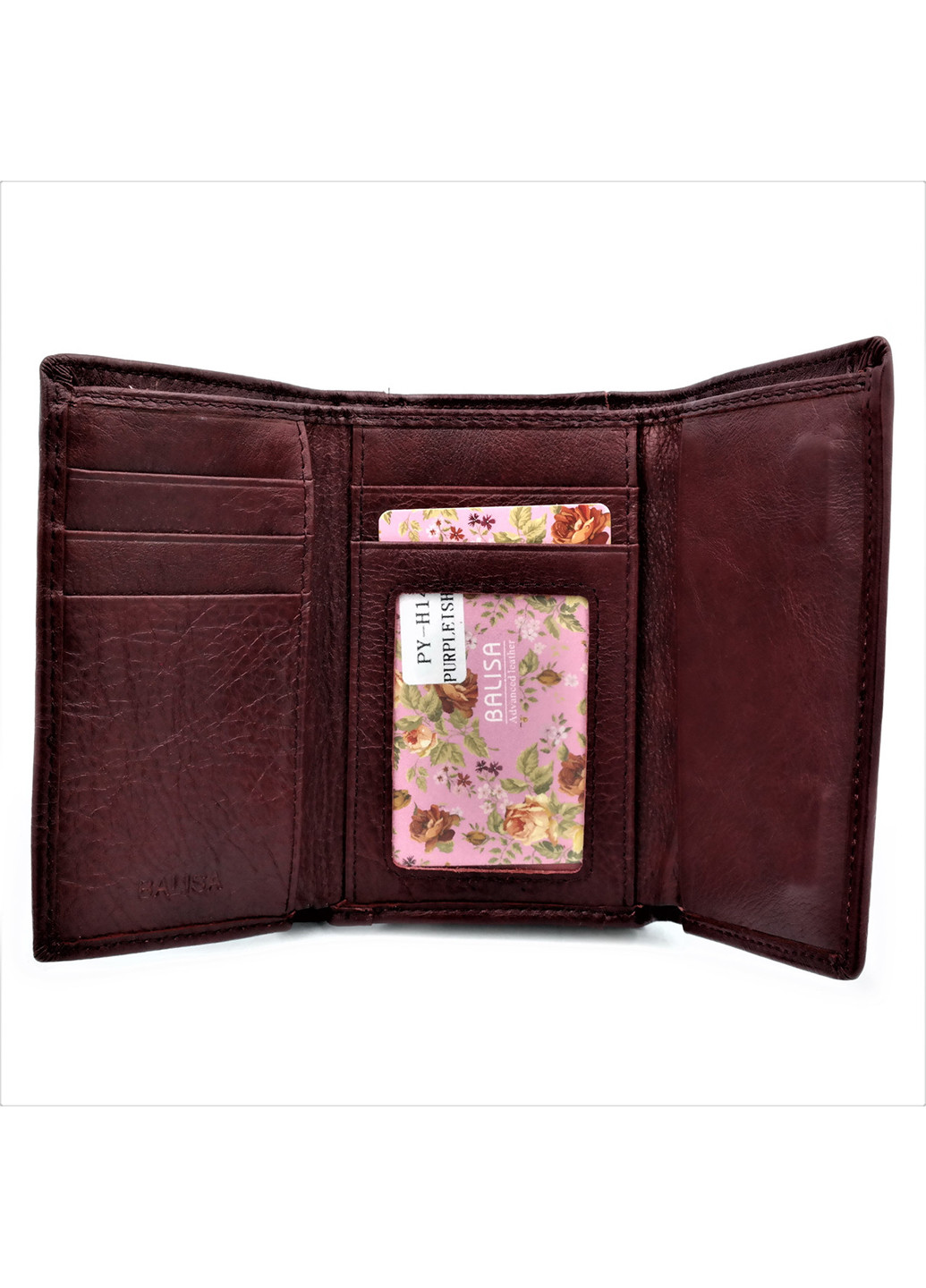 Жіночий шкіряний гаманець 13х8,5х3,5 см Le-Mon (255710034)