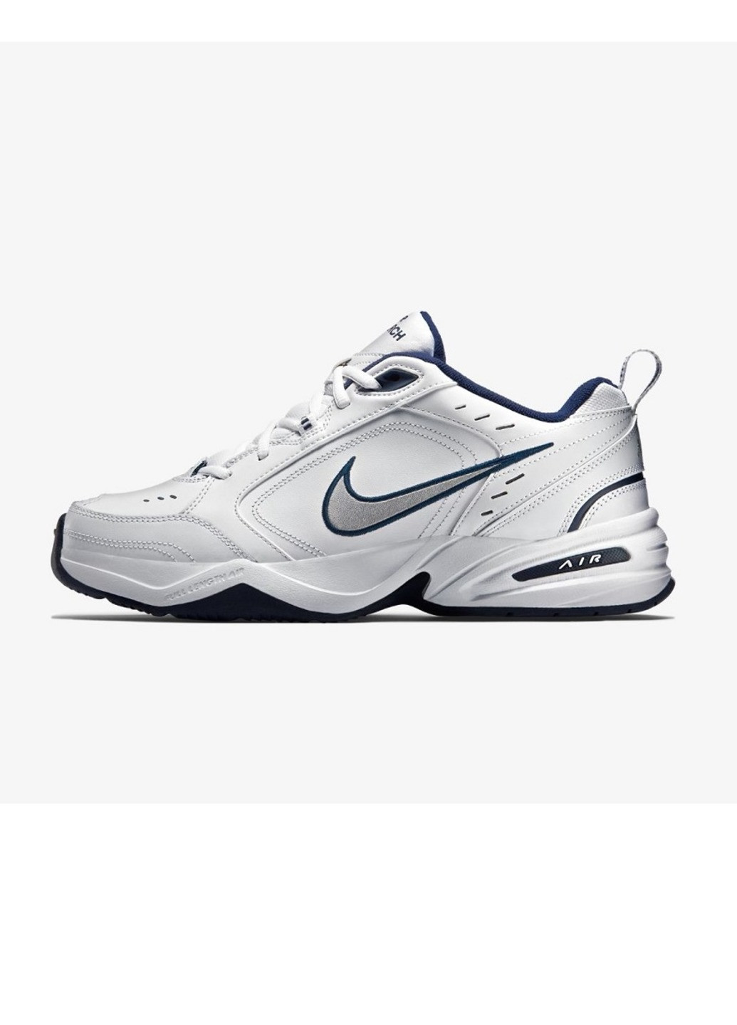 Белые демисезонные кроссовки Nike Air Monarch