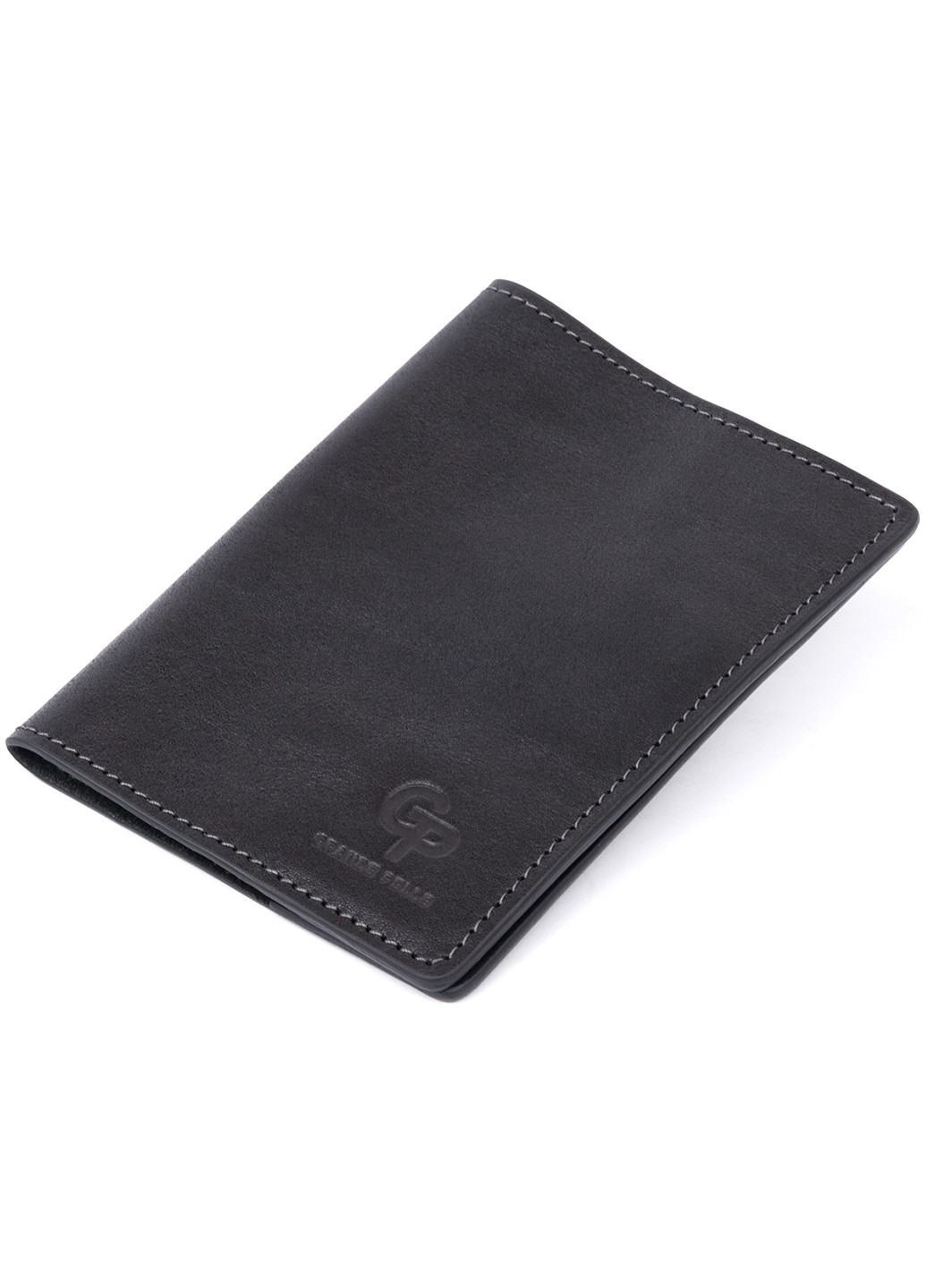 Шкіряна обкладинка на паспорт 10х13,7х0,5 см Grande Pelle (253491153)